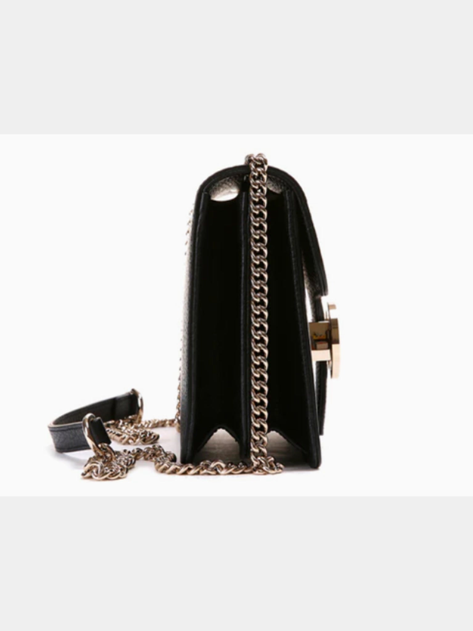 Gucci Leather Organ Satchel Single Shoulder Bag BlackGucci