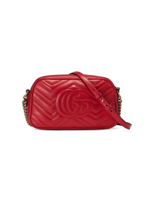 GUCCI Marmont small matelass shoulder bag redGucci
