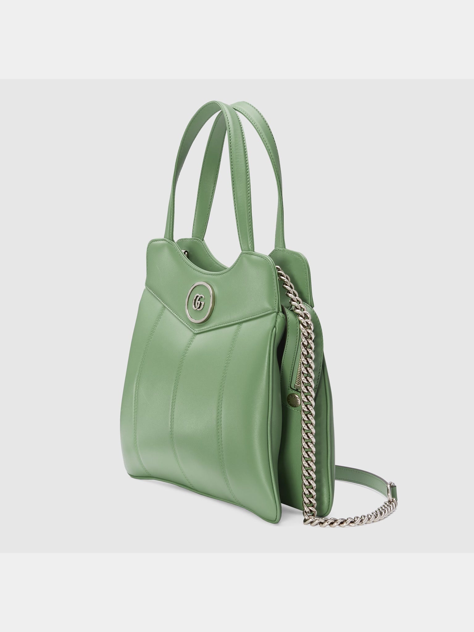 Gucci Petite GG small tote bag zielonaGucci