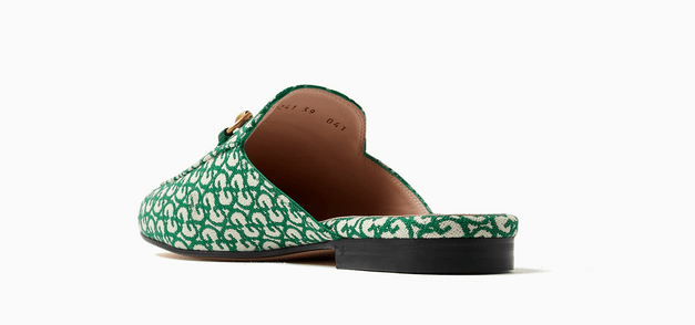 Gucci Princetown Slippers in GG Canvas greenGucci