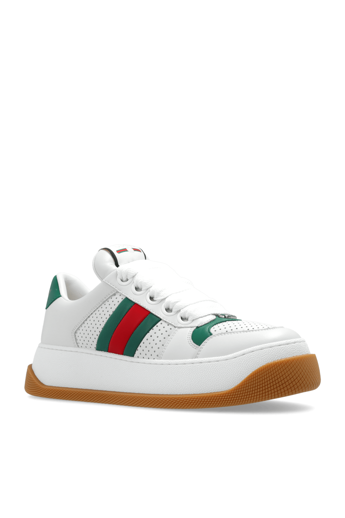 Gucci WHITE ‘Screener Trainer’ platform sneakersGucci