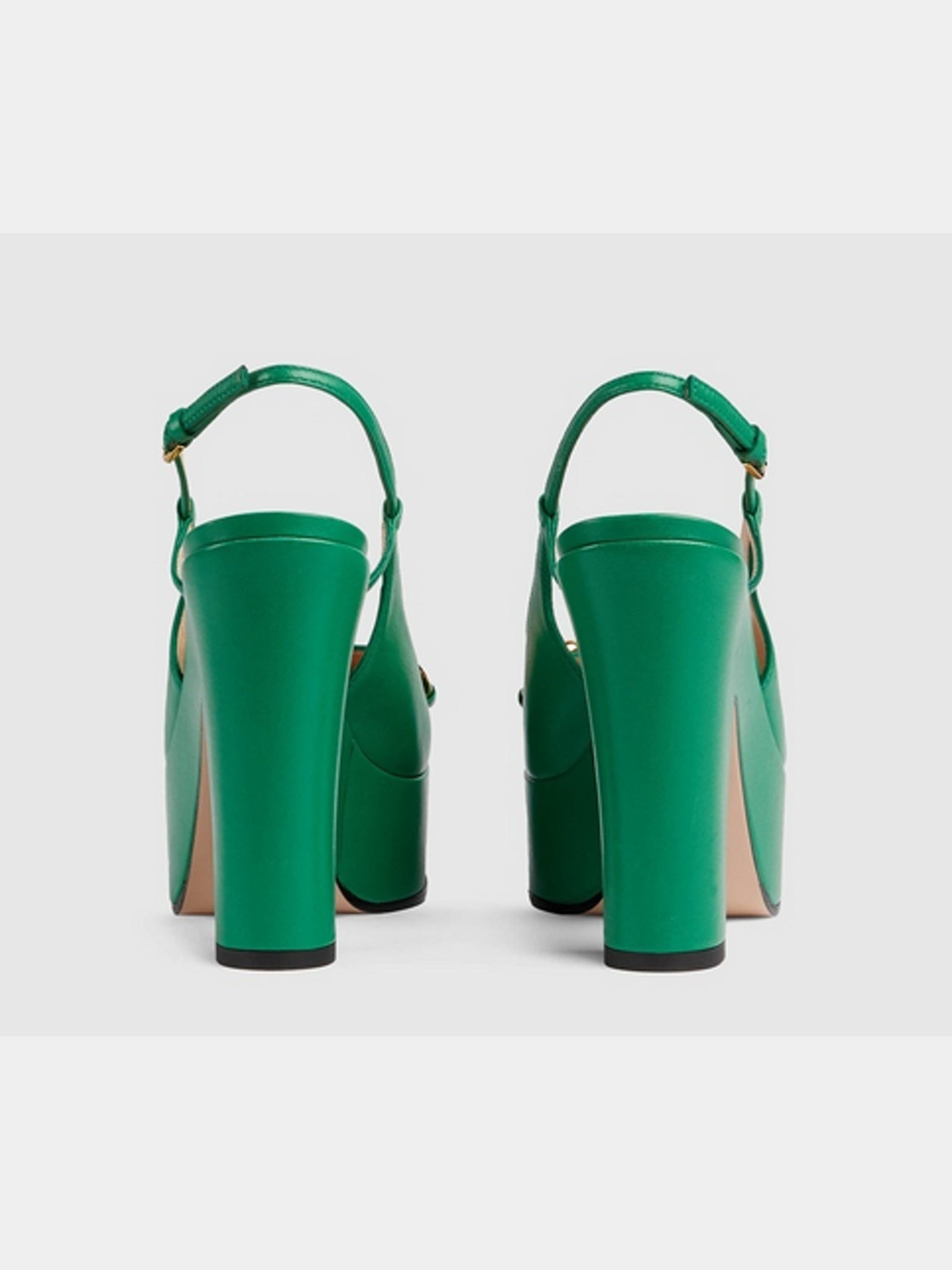 Gucci Zielone Damskie Szpilki na platformieGucci