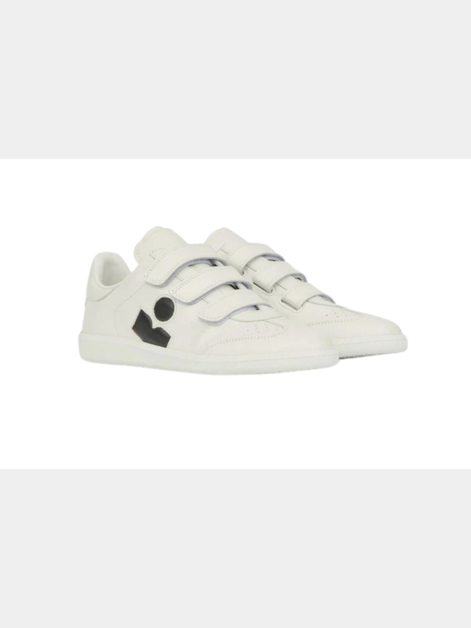 Isabel Marant Białe Sneakersy Damskie Beth White BlackIsabel Marant