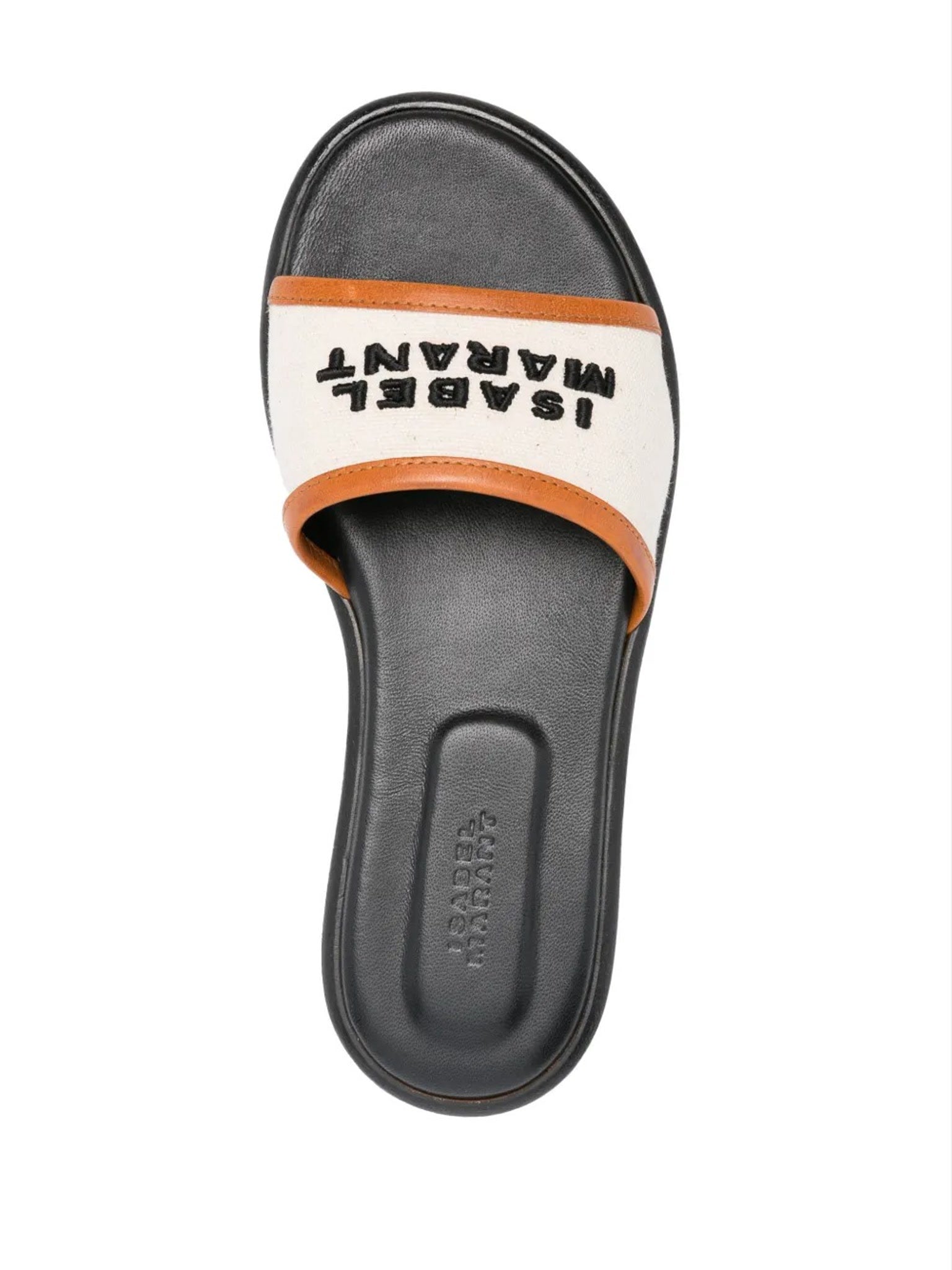 Isabel Marant Klapki Damskie Ecru/Cognac VikeeIsabel Marant