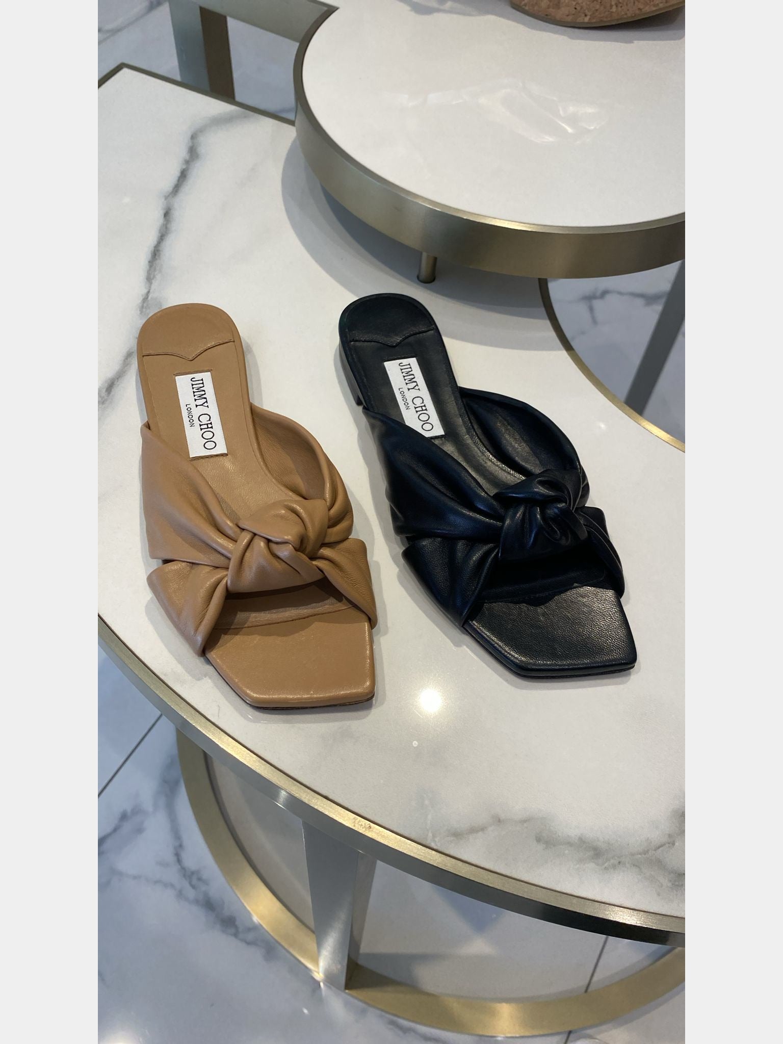 Jimmy Choo Damskie sandały Nappa Leather BiscuitJimmy Choo
