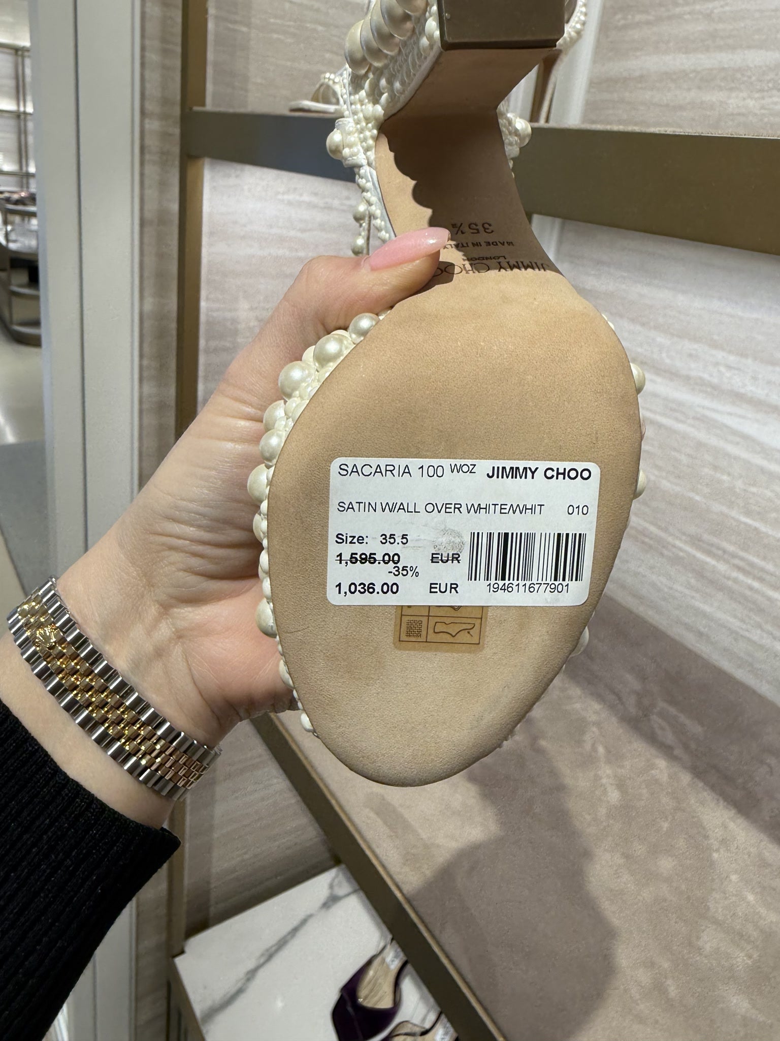 Jimmy Choo Sacaria 100 WozJimmy Choo