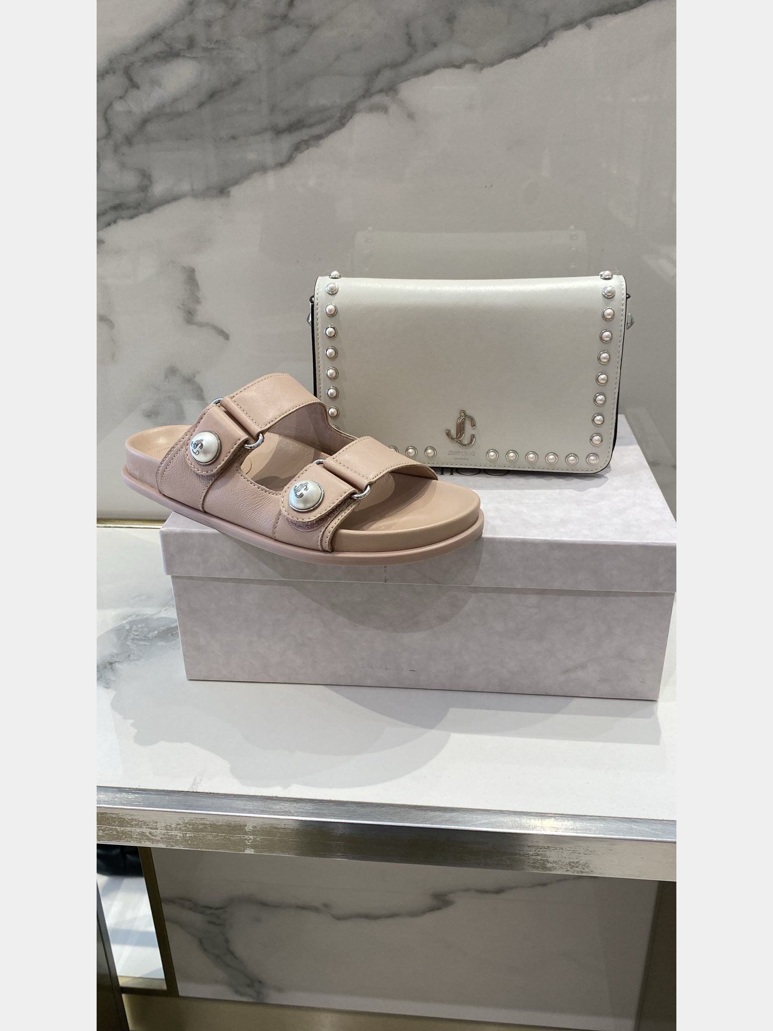 Jimmy Choo Smooth Leather Mini WhiteJimmy Choo