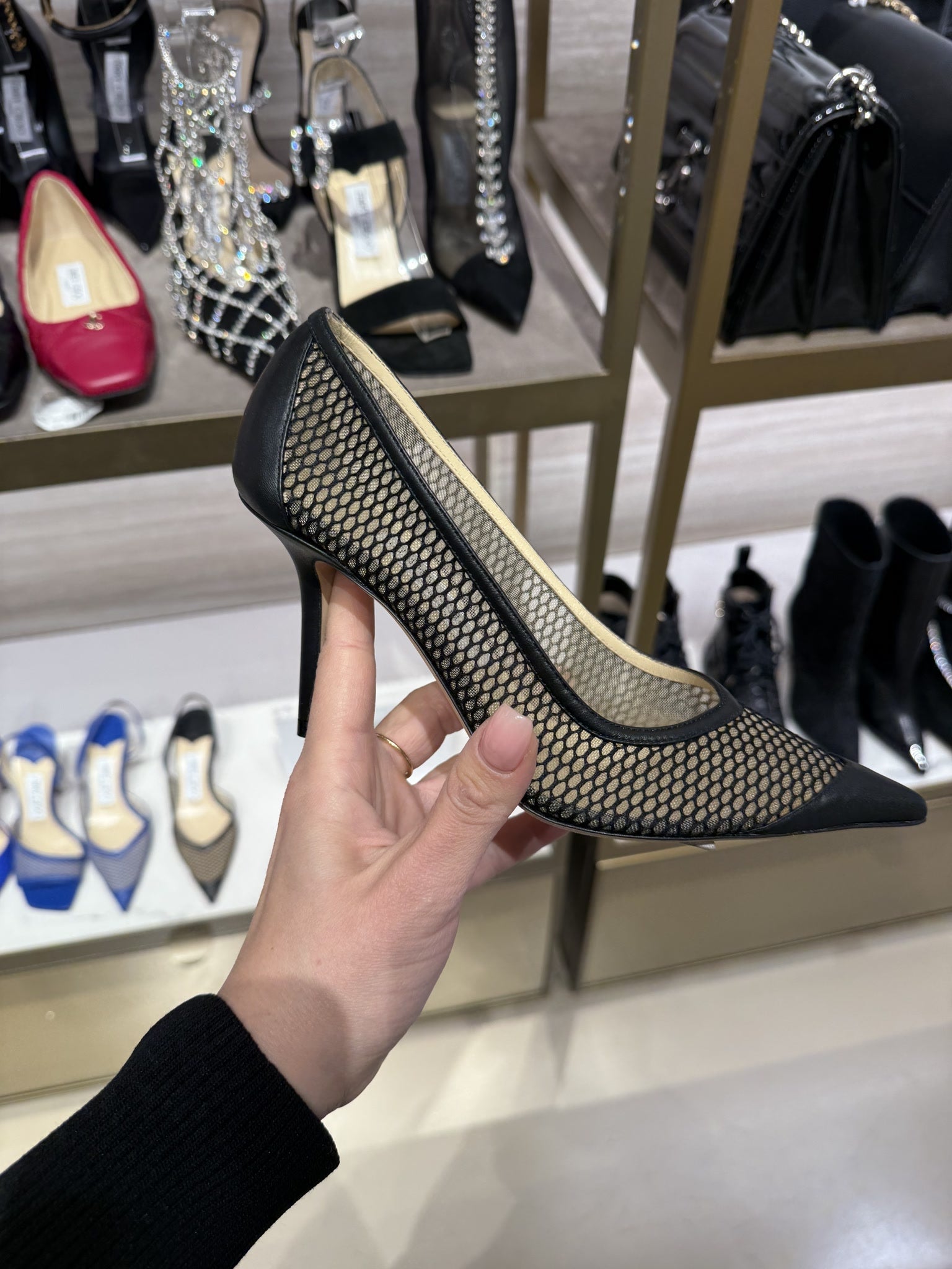 Jimmy Choo Sutton Nappa MeshJimmy Choo