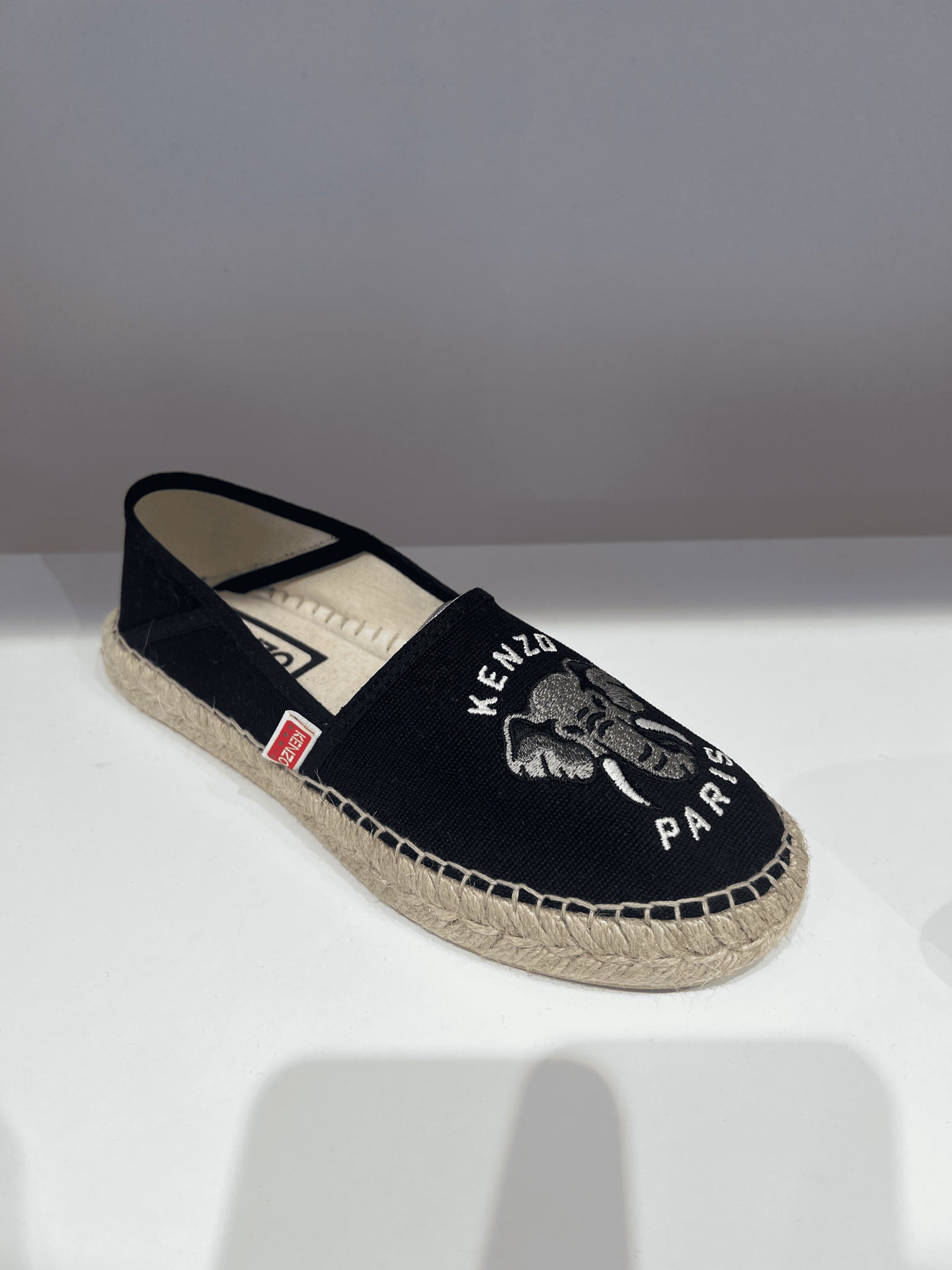 KENZO Czarne Damskie EspadryleKenzo