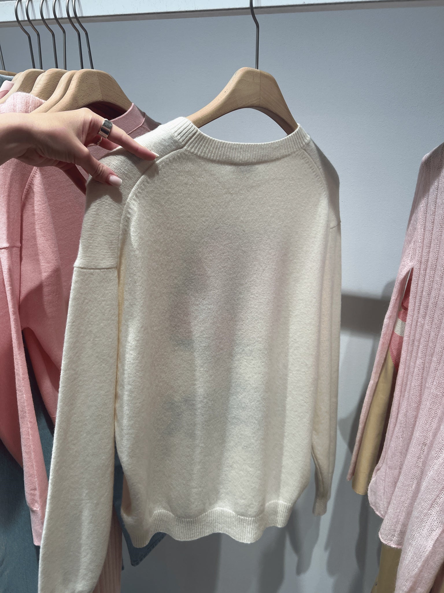 KENZO Damski Sweter Biały Boke Flower Jumper D6 SPU427 3LD 02Kenzo