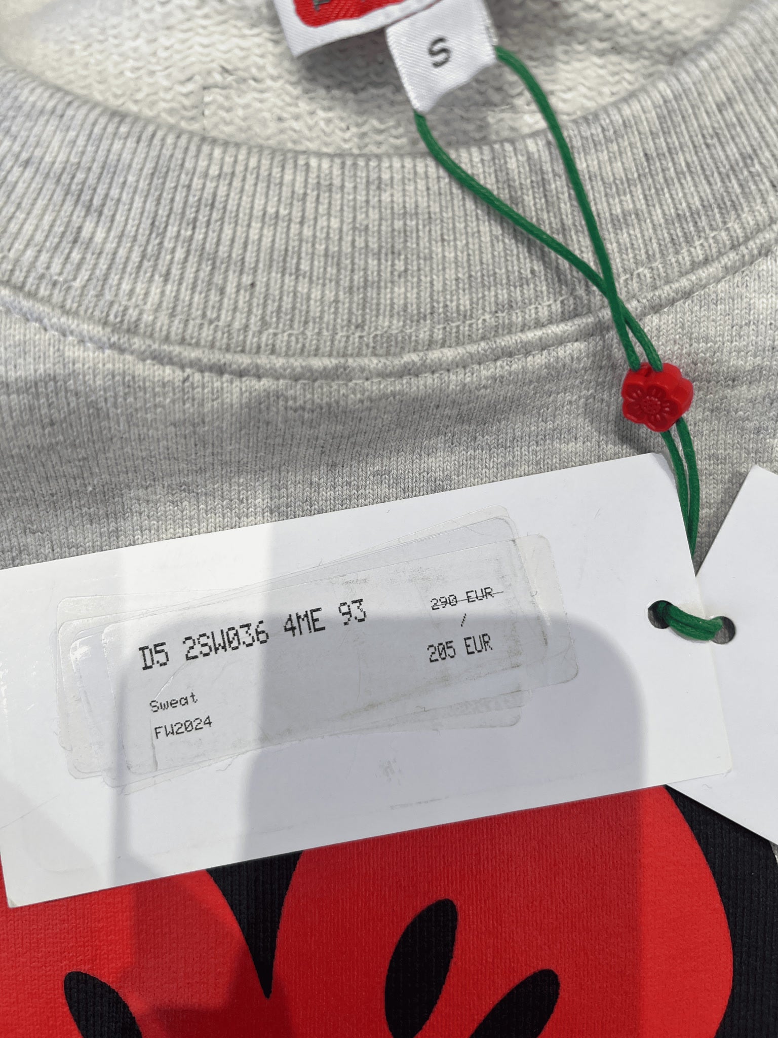 Kenzo Szara Damska Bluza D5 2SW036 4ME 93Kenzo