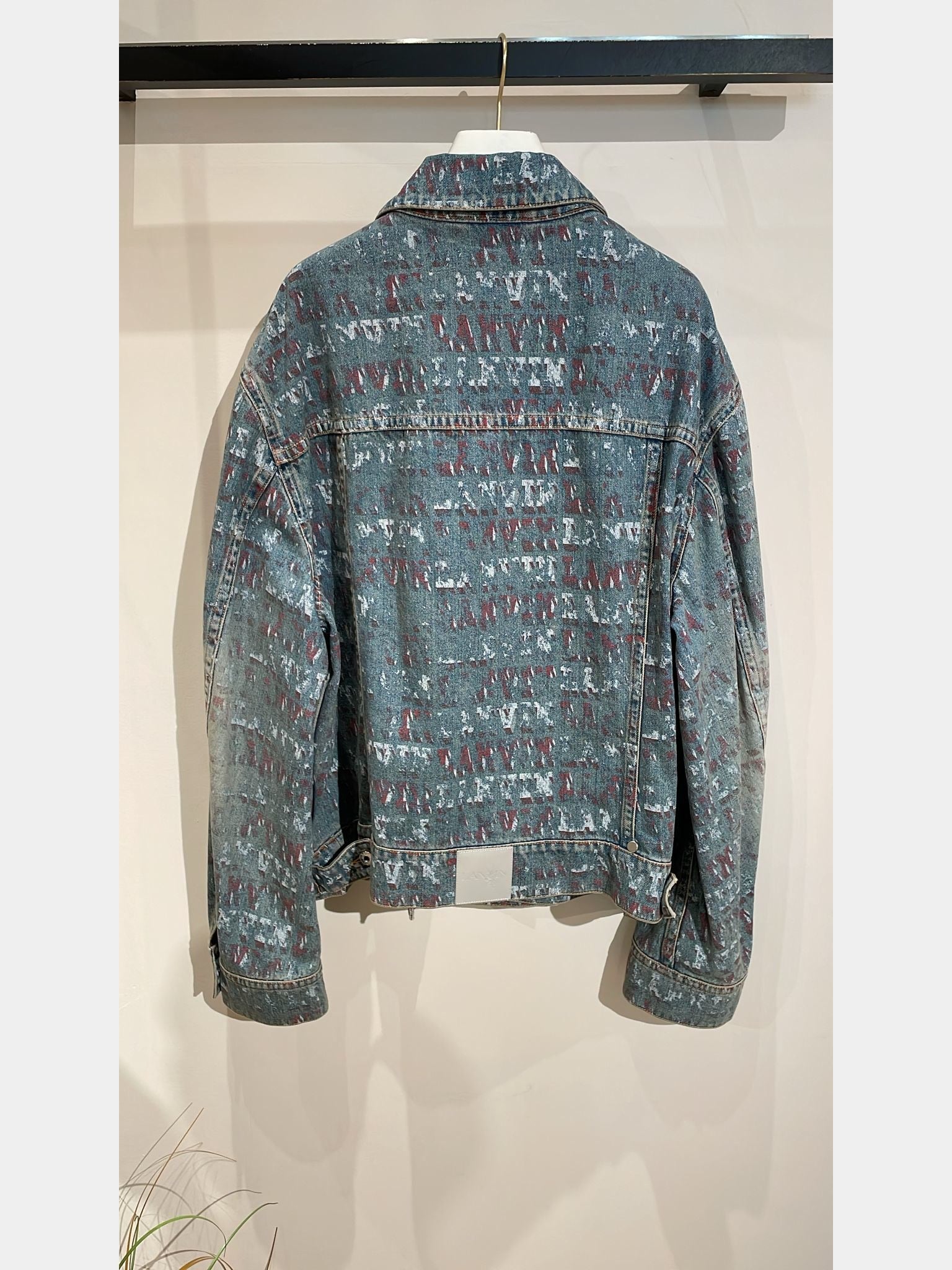 Lanvin Cross Front Denim JacketLanvin