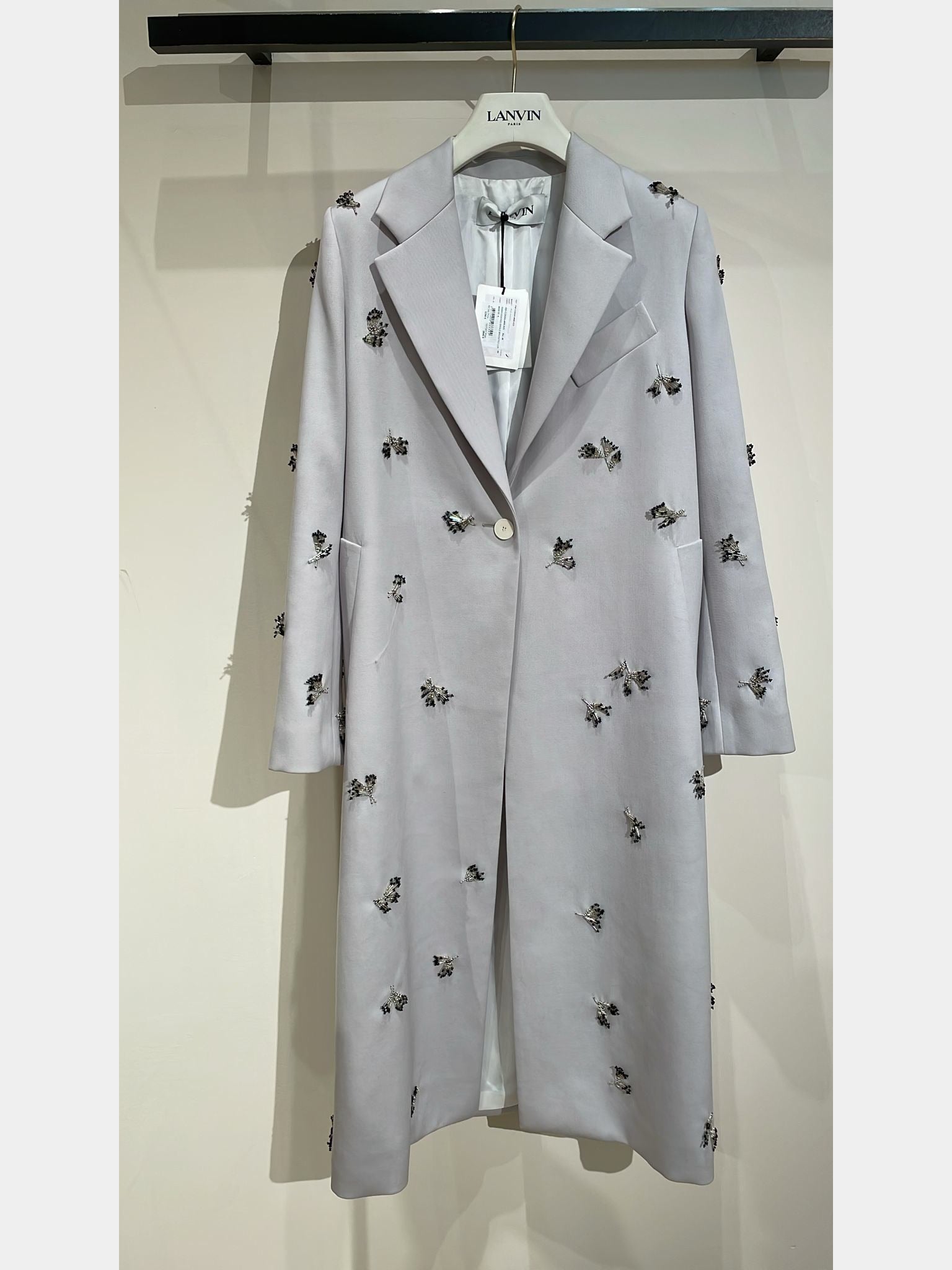 Lanvin Embroidered Single Breasted LonLanvin