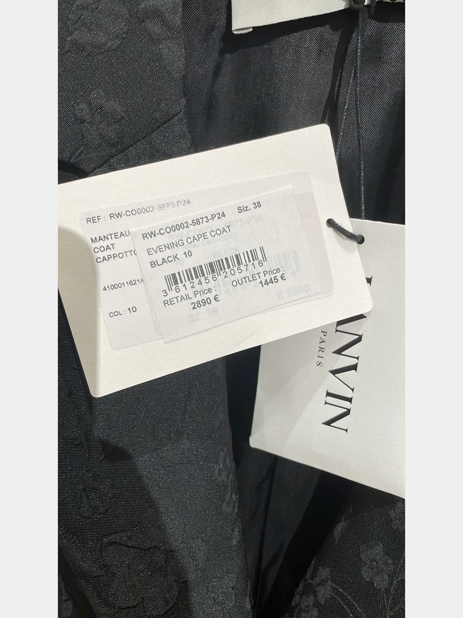 Lanvin Evening Cape CoatLanvin