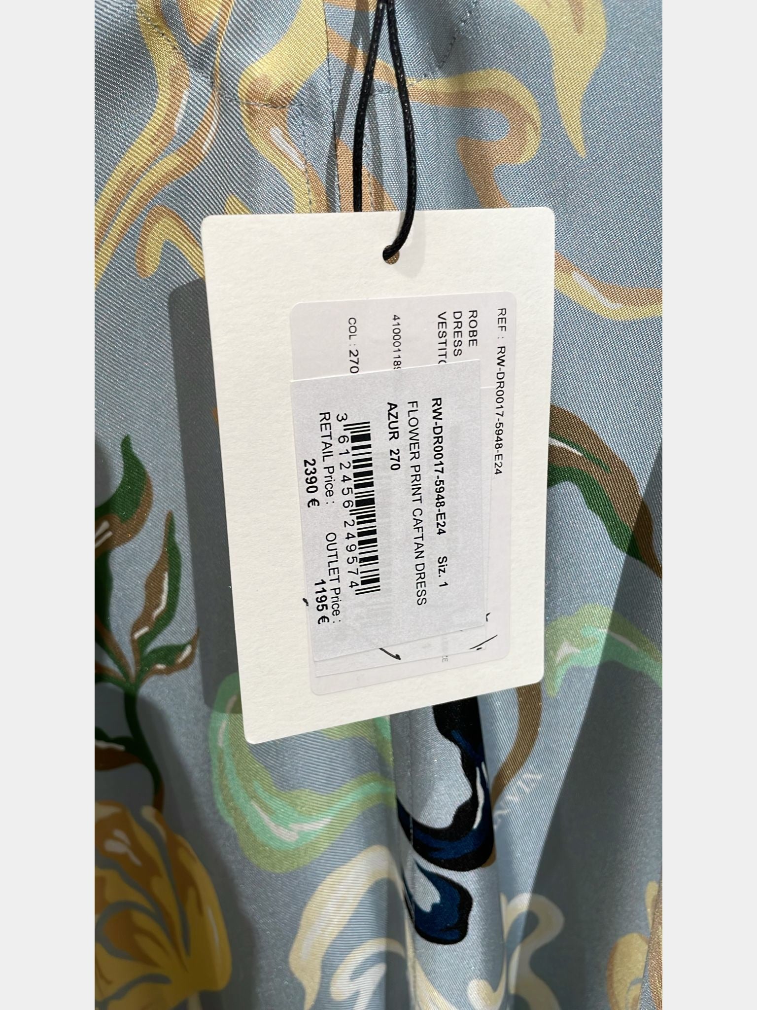 Lanvin Flower Print Caftan DressLanvin