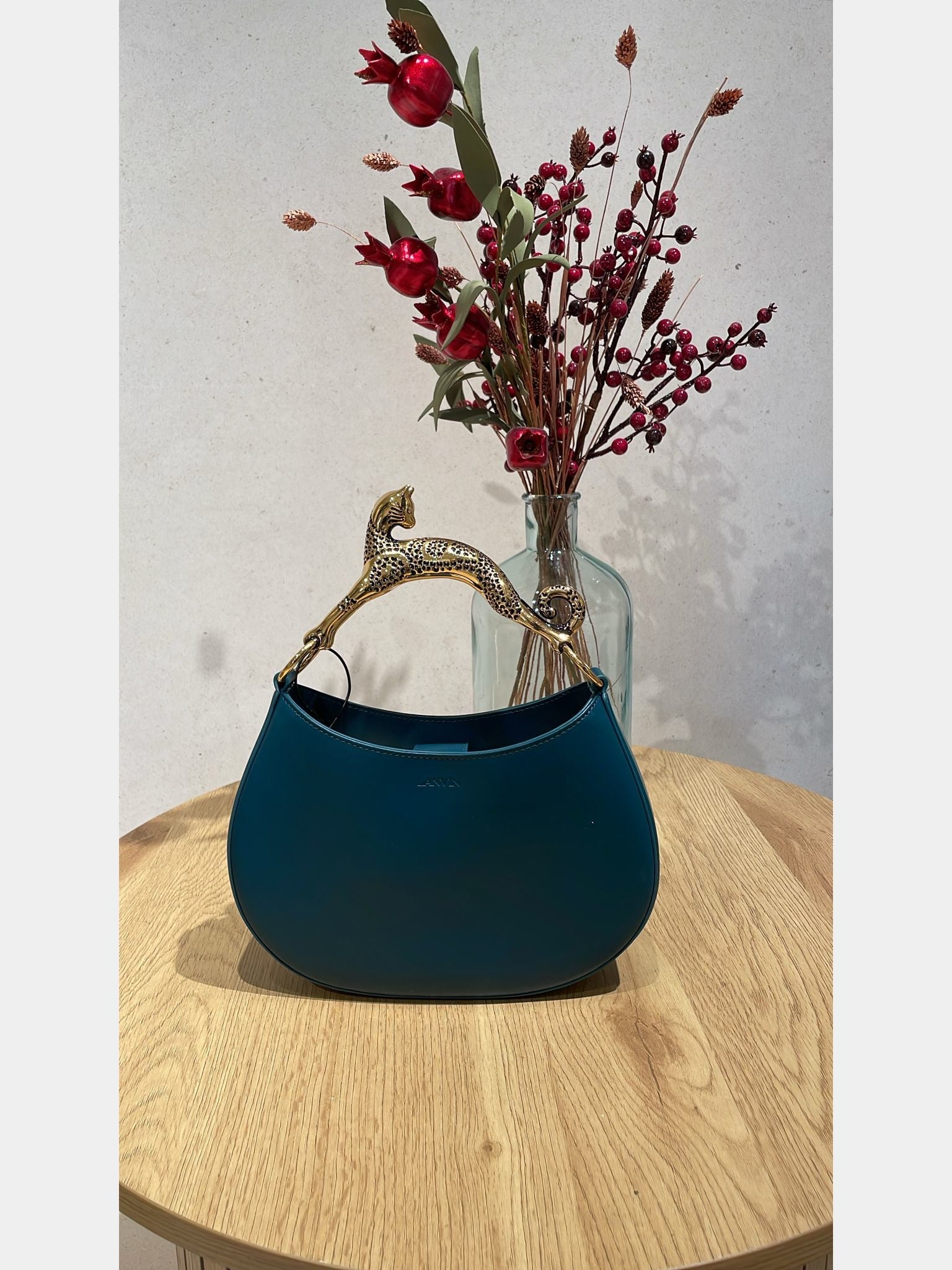 Lanvin Hobo Cat Bag in Calfskin LeatherLanvin