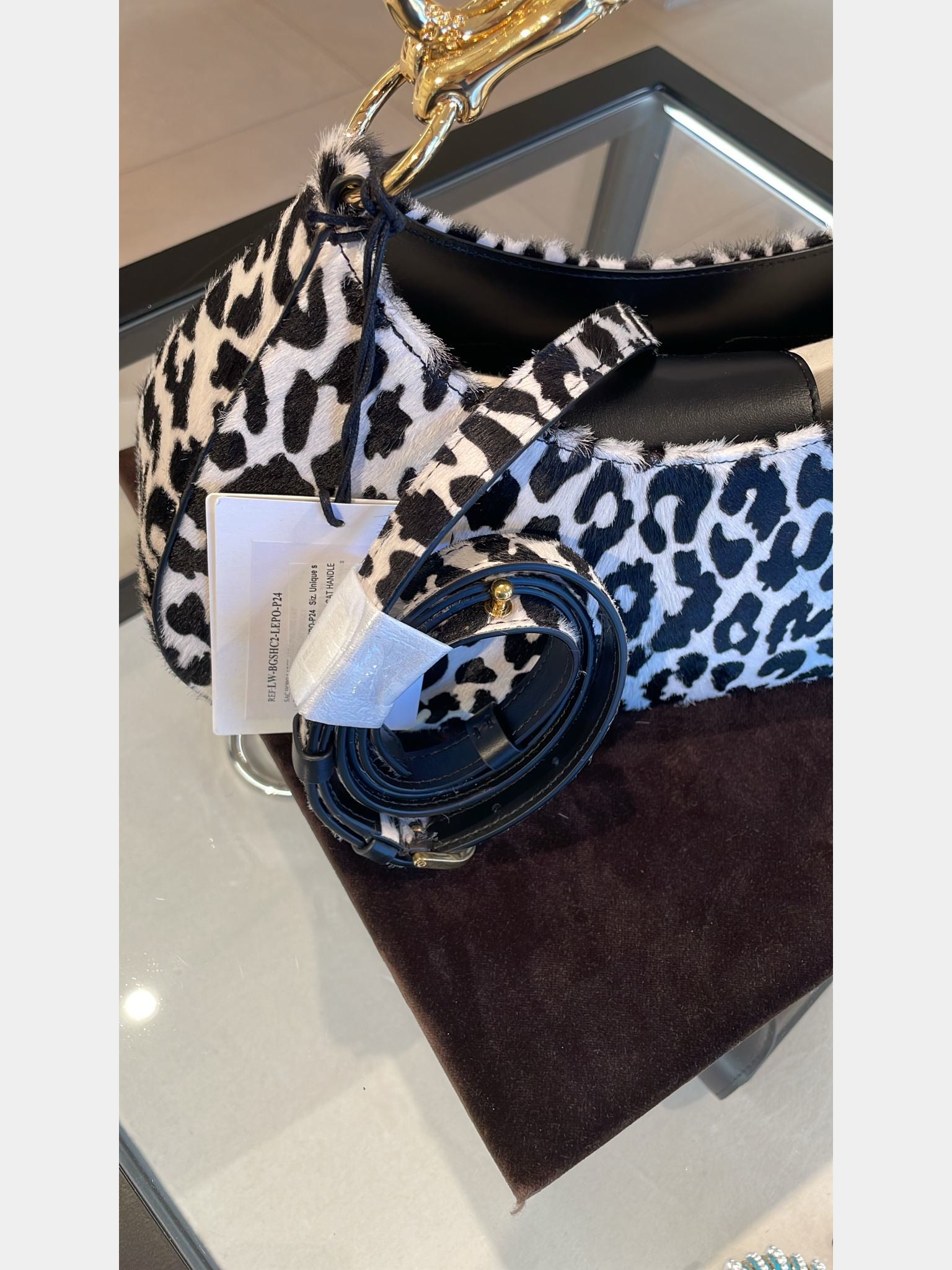 Lanvin Large Hobo Bag with Cat HandleLanvin