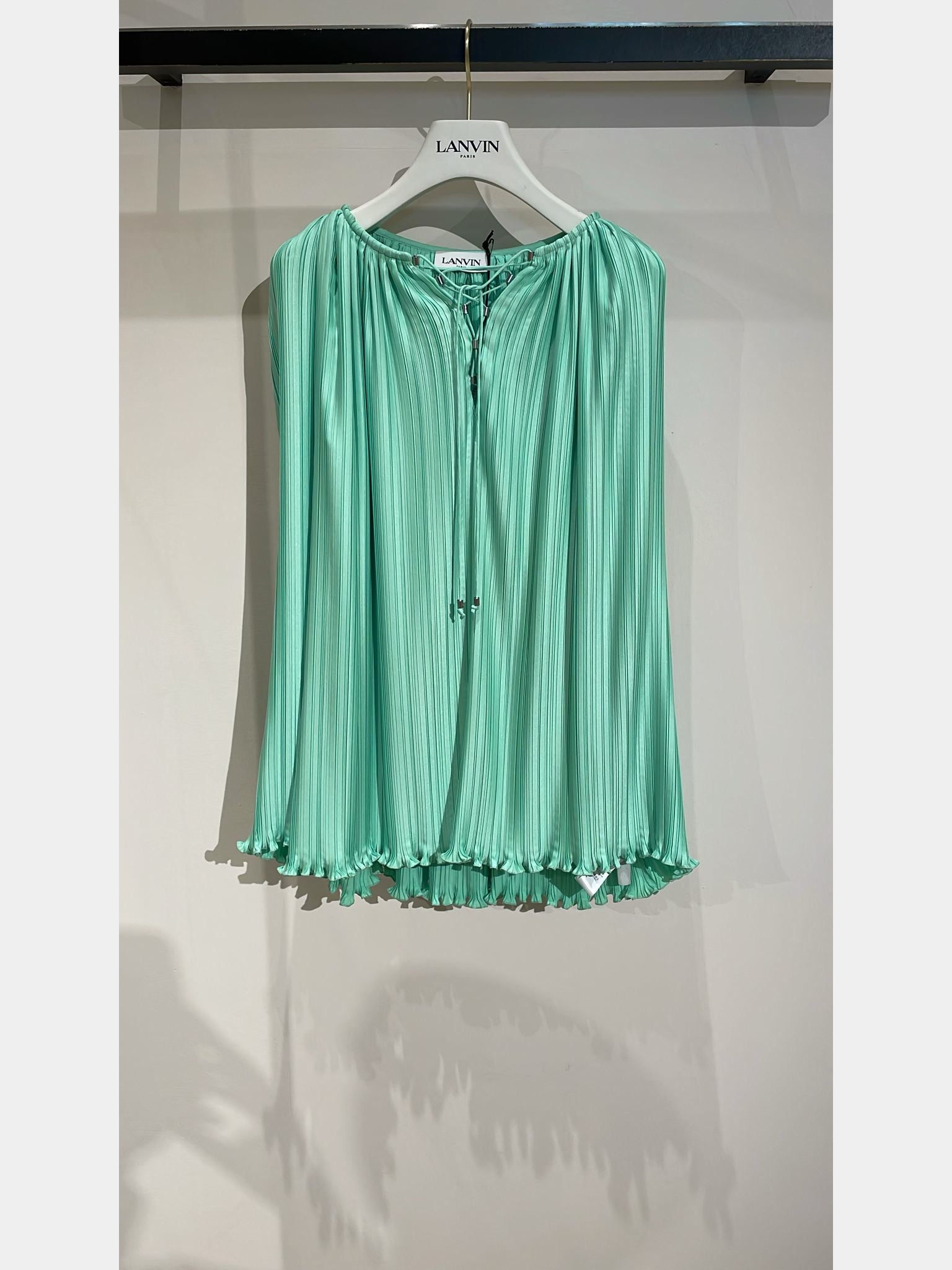 Lanvin Long Sleeve Blouse with Open TieLanvin