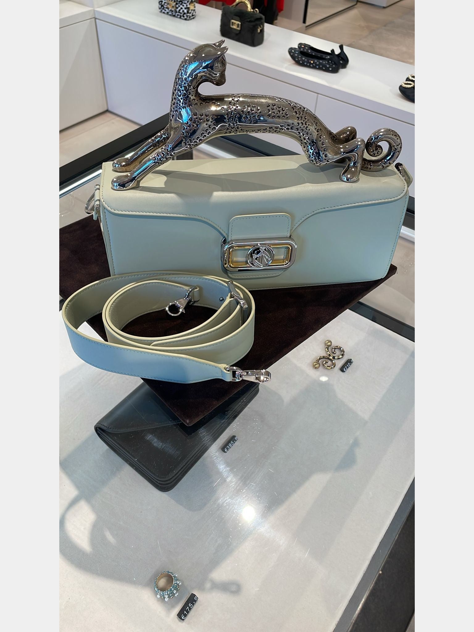 Lanvin Pencil Box MM with Cat HandleLanvin