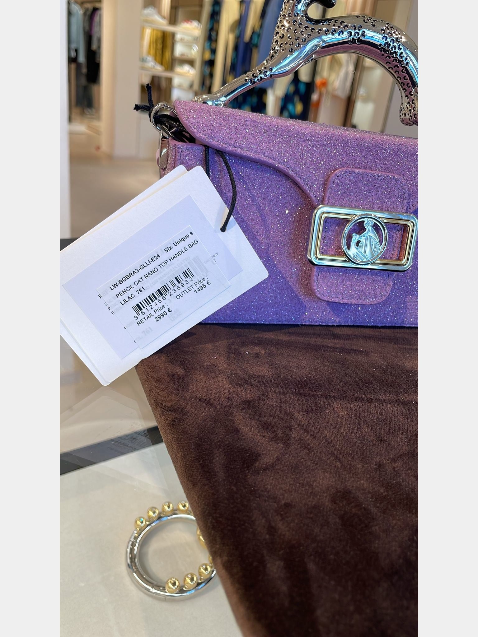 Lanvin Pencil Cat Nano Top Handle BagLanvin