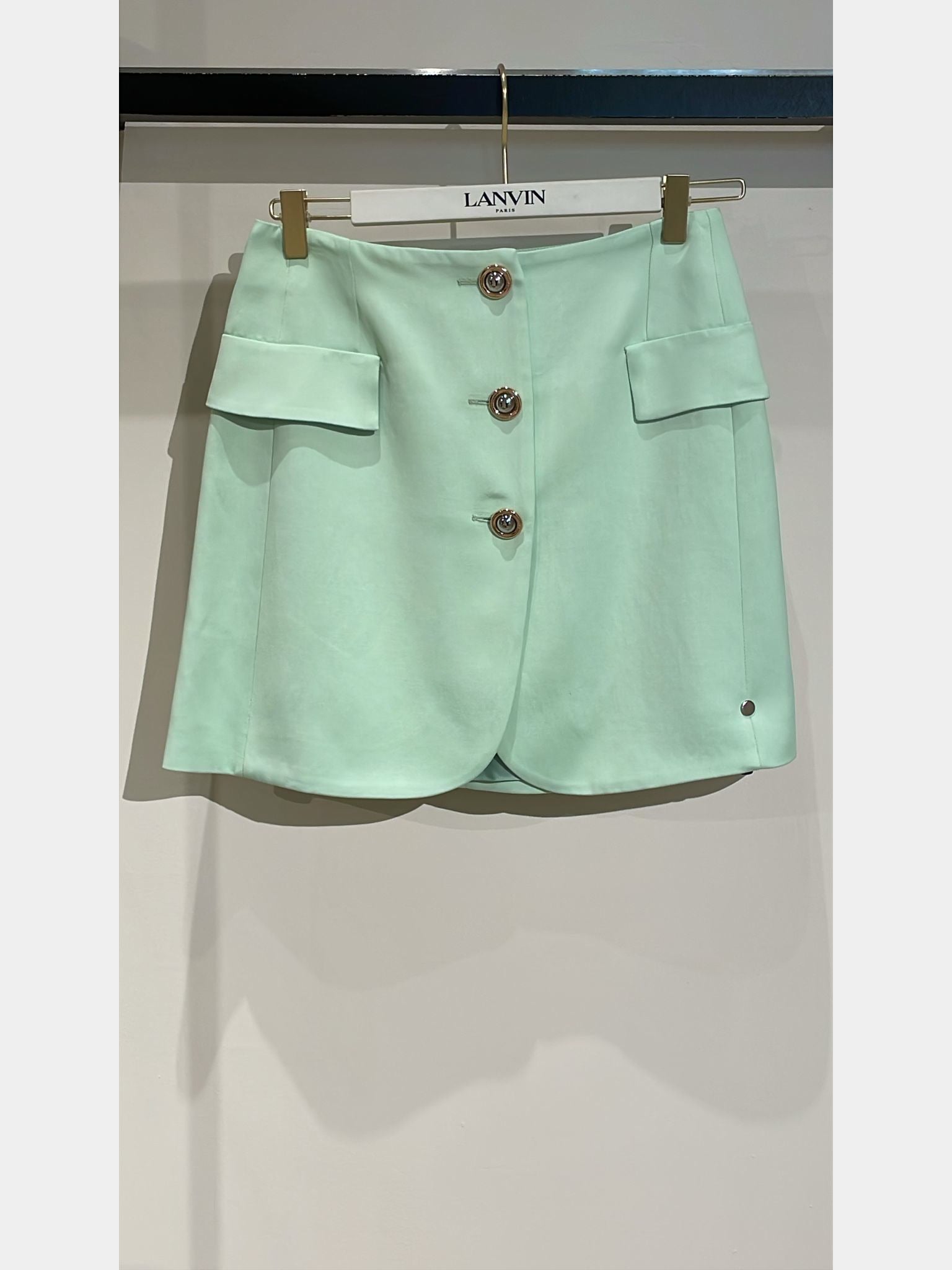 Lanvin Short Skirt With ButtonsLanvin
