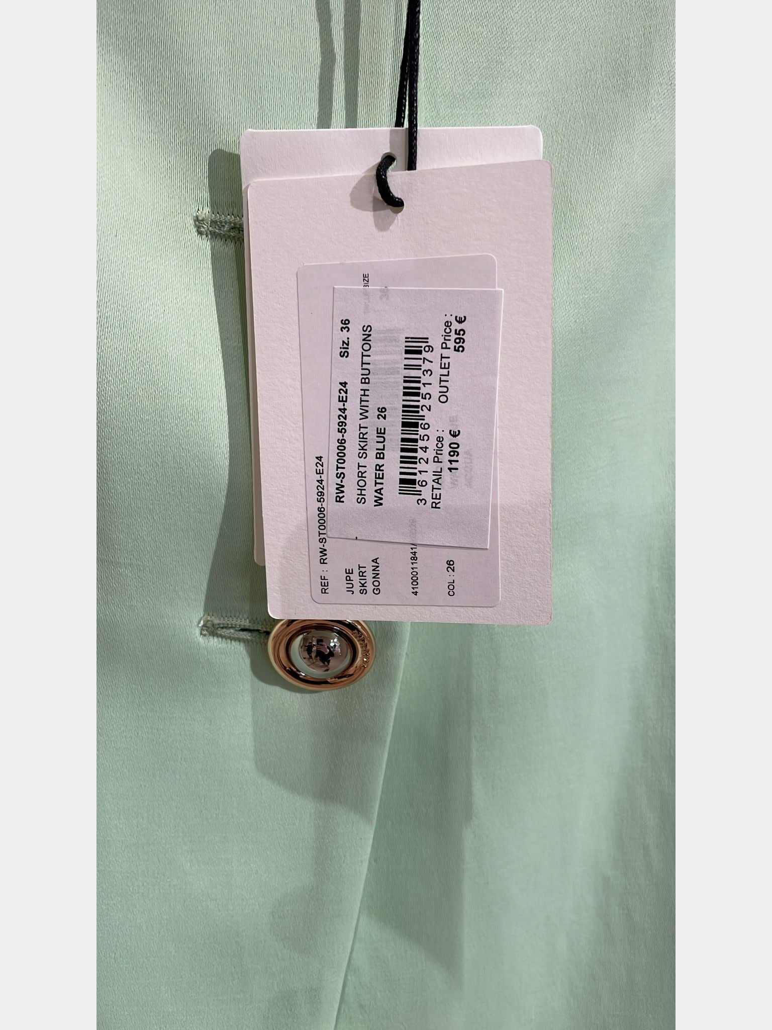 Lanvin Short Skirt With ButtonsLanvin