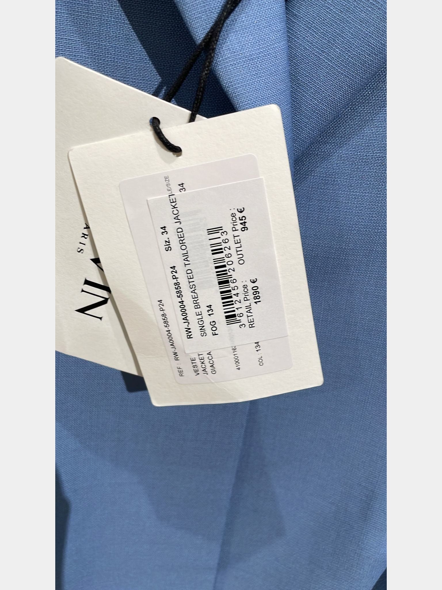 Lanvin Single Breasted Tailored JacketLanvin