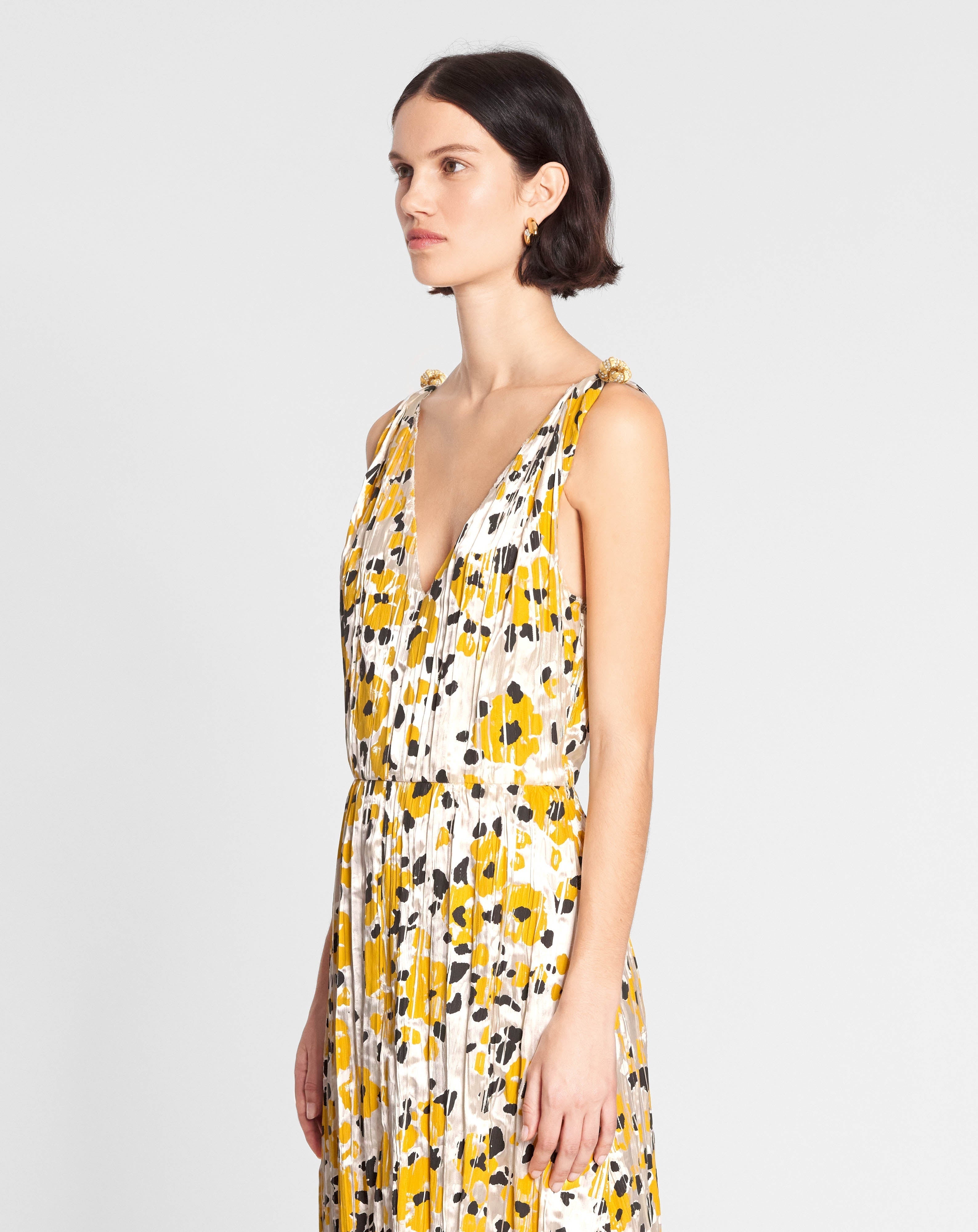 Lanvin Sleeveless A - Line Midi DressLanvin