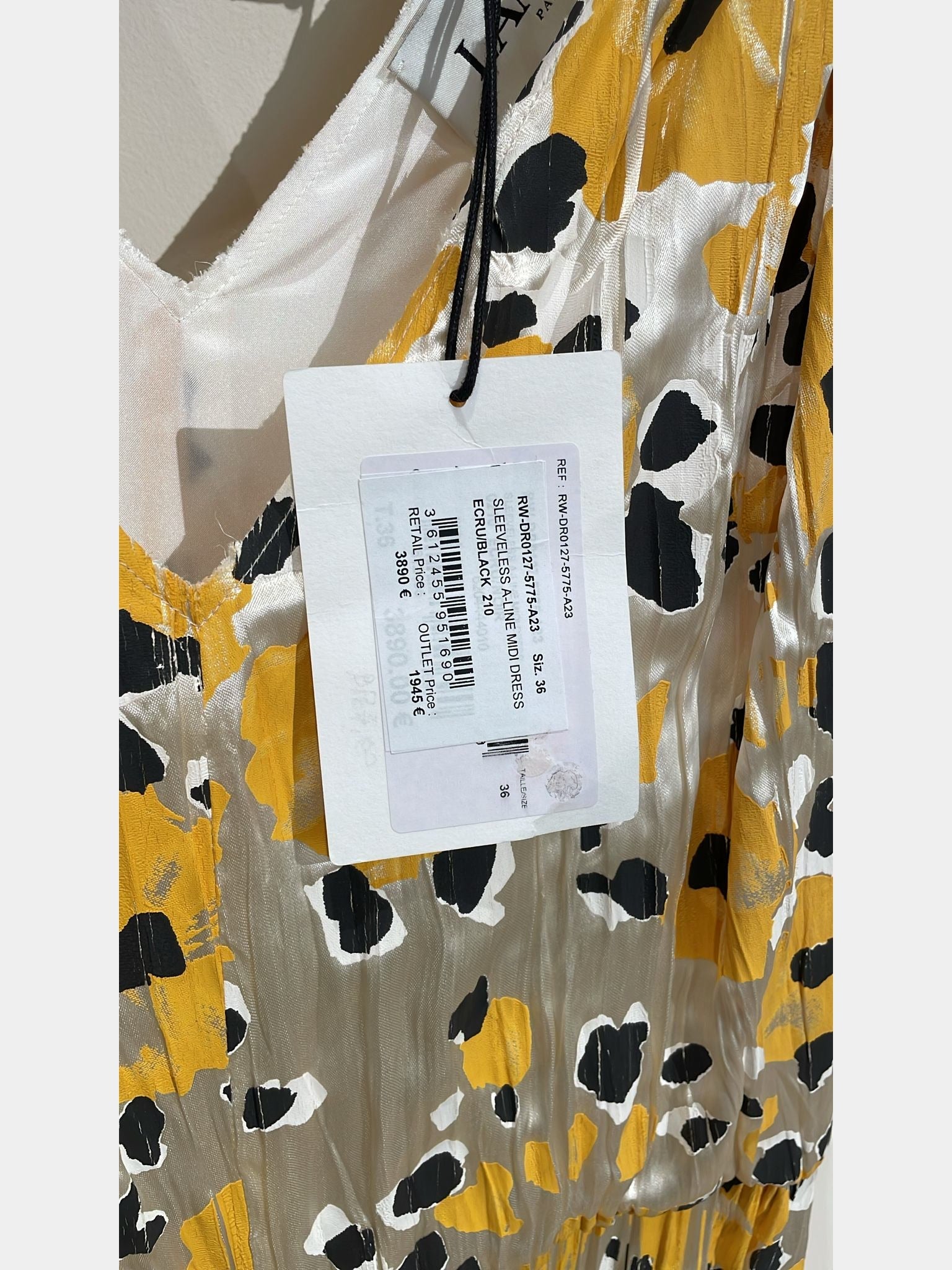 Lanvin Sleeveless A - Line Midi DressLanvin