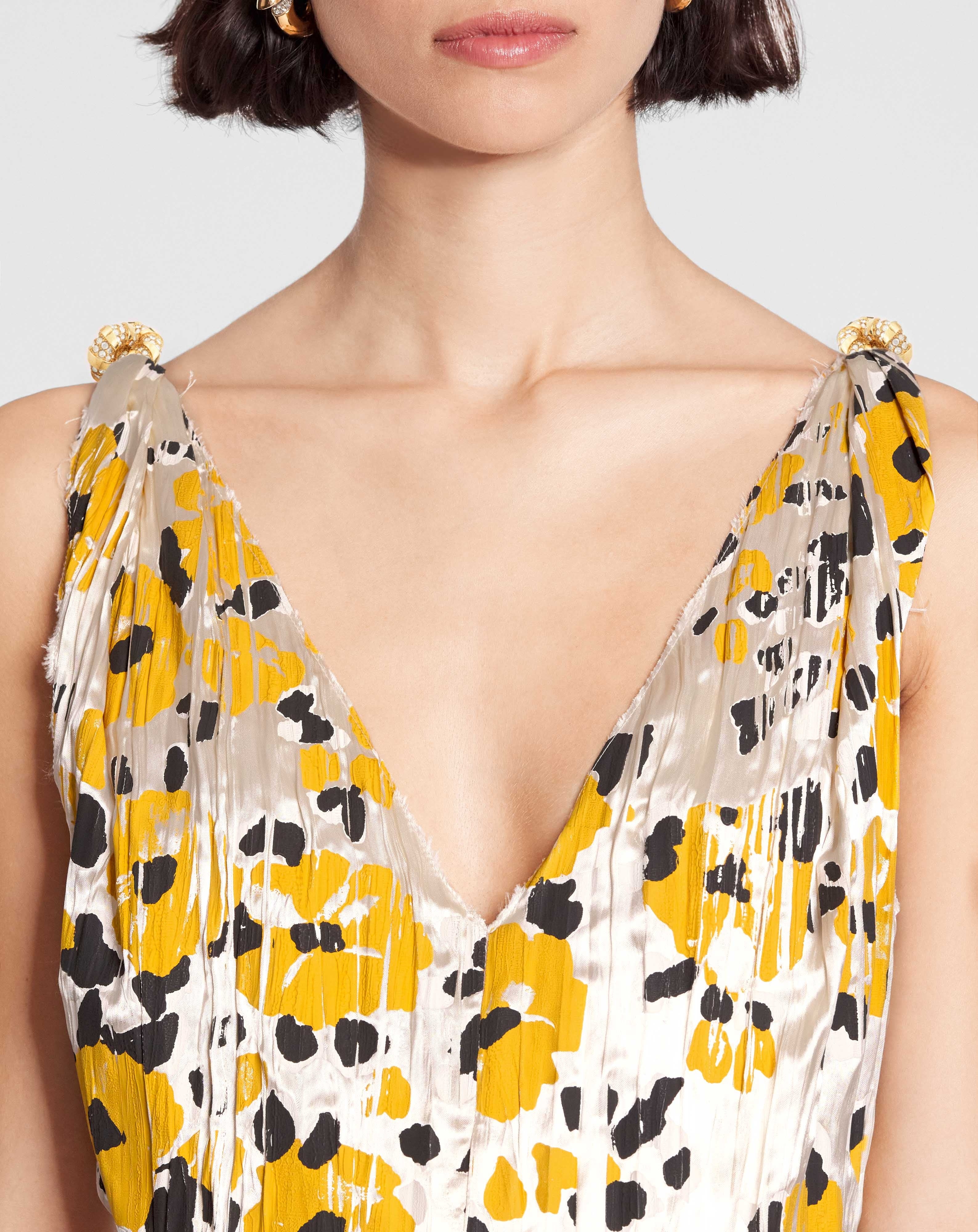 Lanvin Sleeveless A - Line Midi DressLanvin