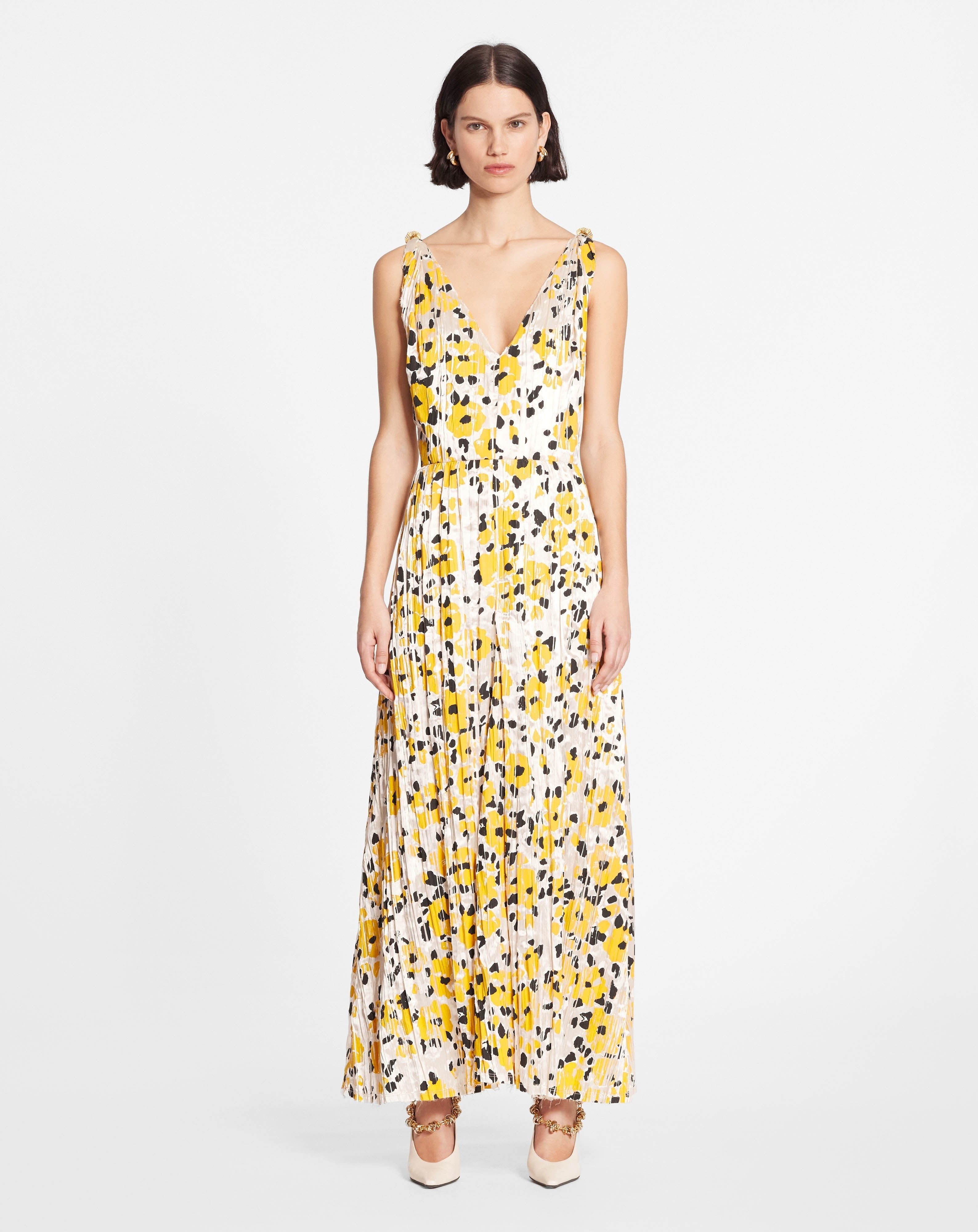 Lanvin Sleeveless A - Line Midi DressLanvin