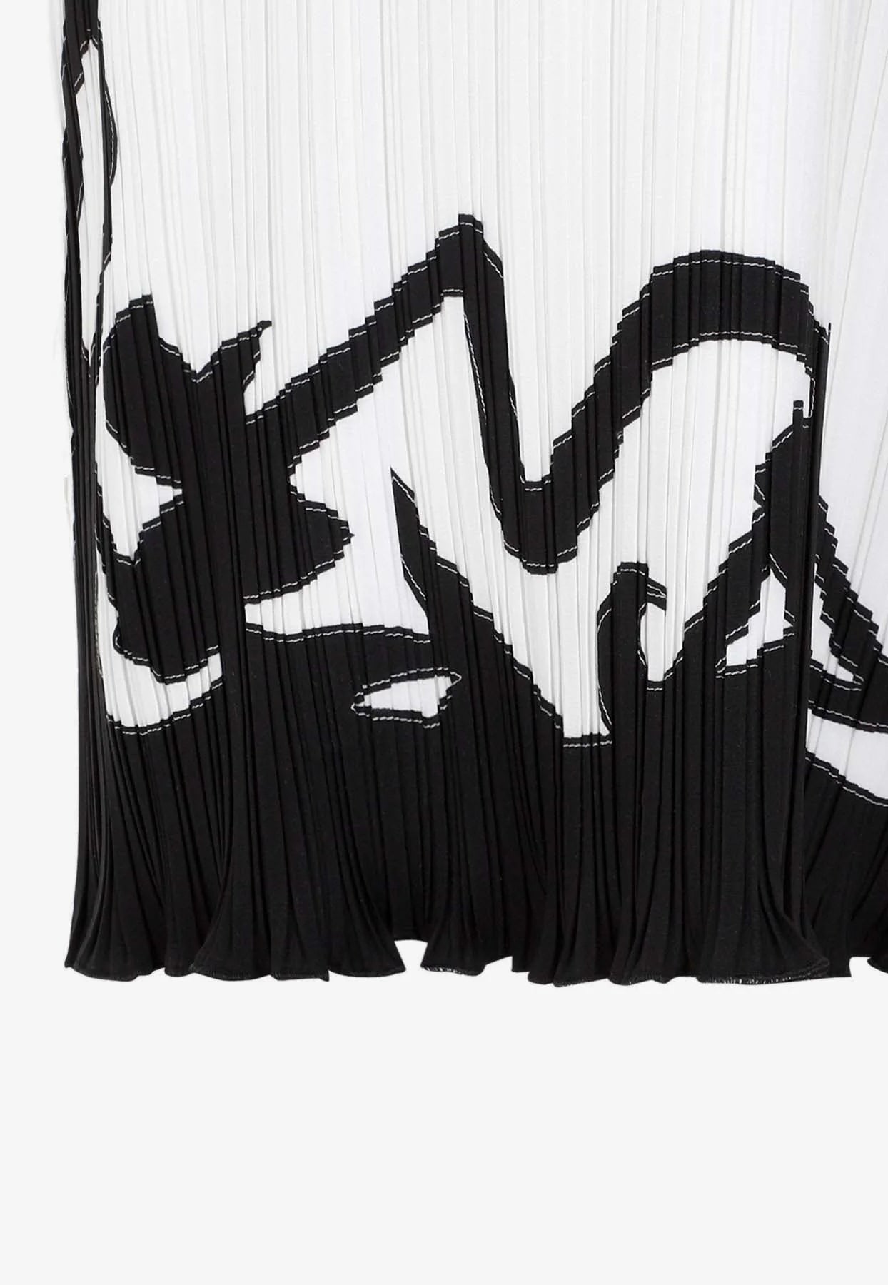 Lanvin Sleeveless Pleated Midi DressLanvin