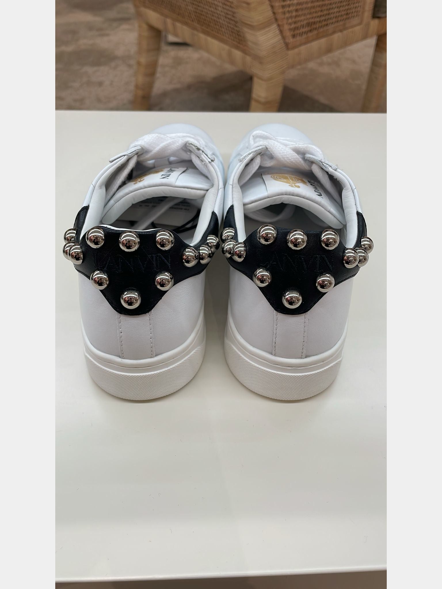 Lanvin Sneakers White StudsLanvin