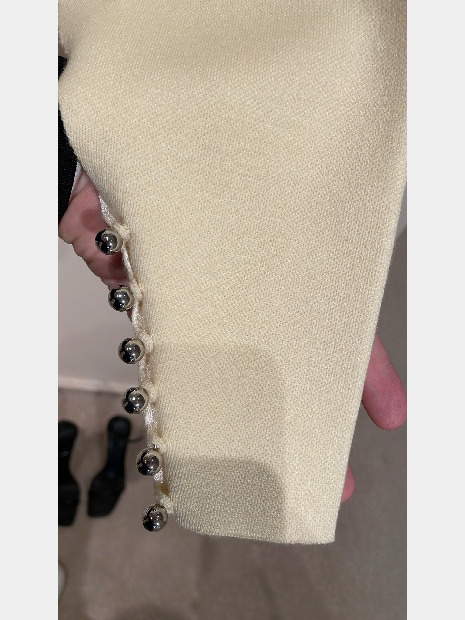 Lanvin V Neck Top with ChamomileLanvin