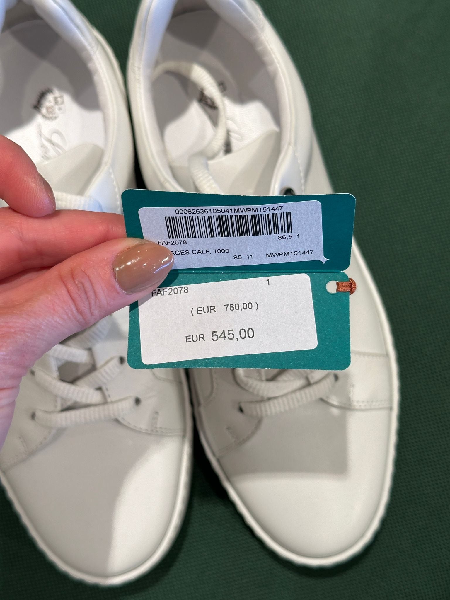 Loro Piana Nuage Leather White SneakersLoro Piana