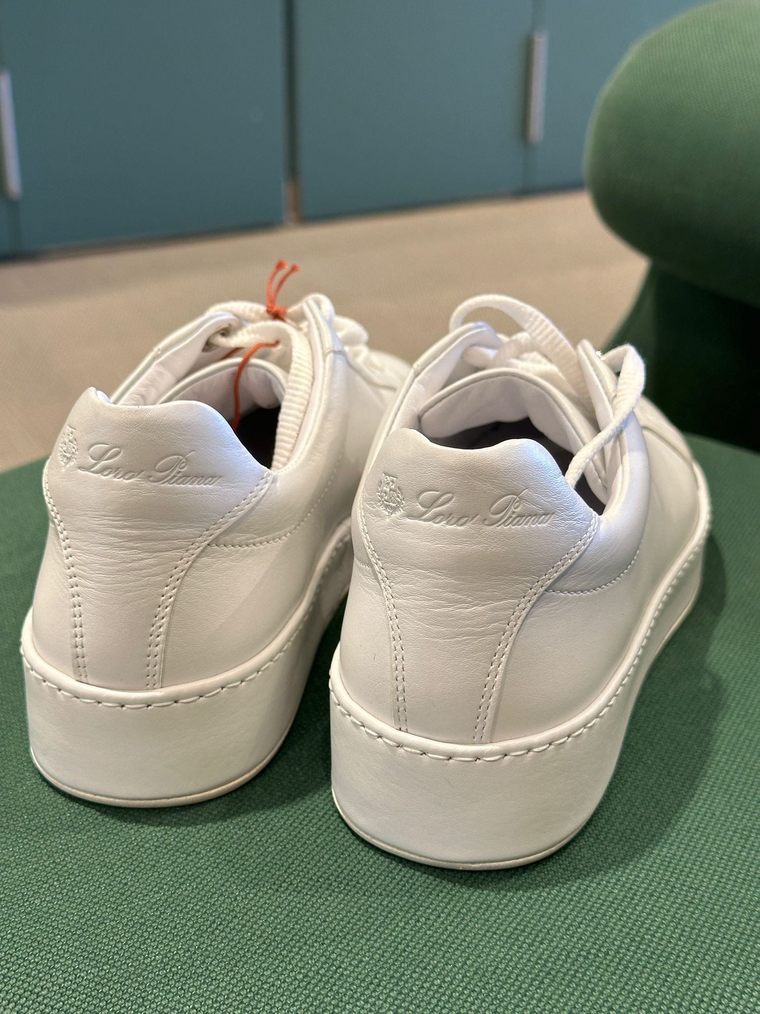 Loro Piana Nuage Leather White SneakersLoro Piana