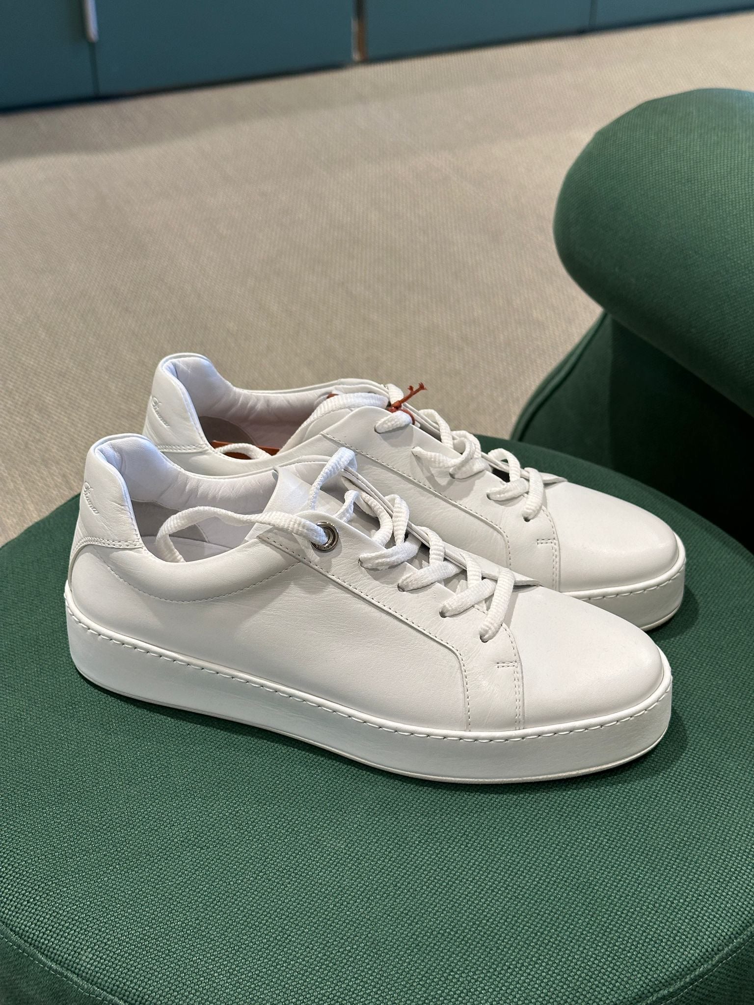 Loro Piana Nuage Leather White SneakersLoro Piana