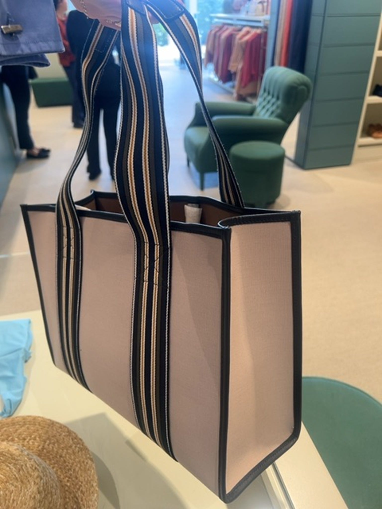 Loro Piana tote bag The Suitcase Stripe FAM9785Loro Piana