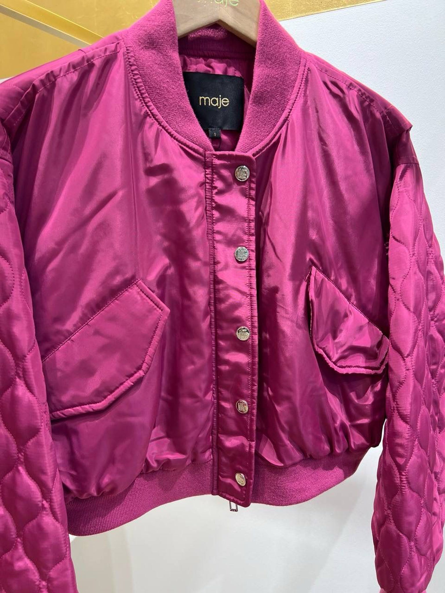 Maje Badiane Rose Fuchsia JacketMaje