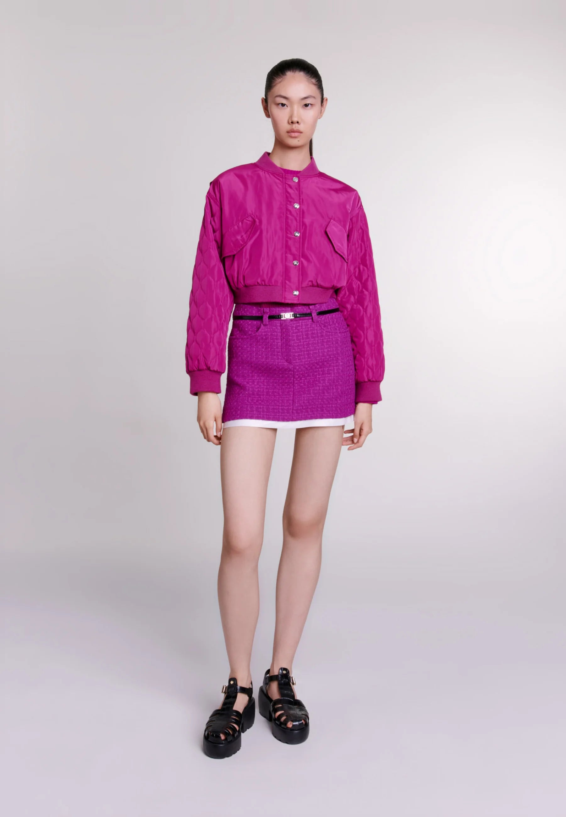 Maje Badiane Rose Fuchsia JacketMaje