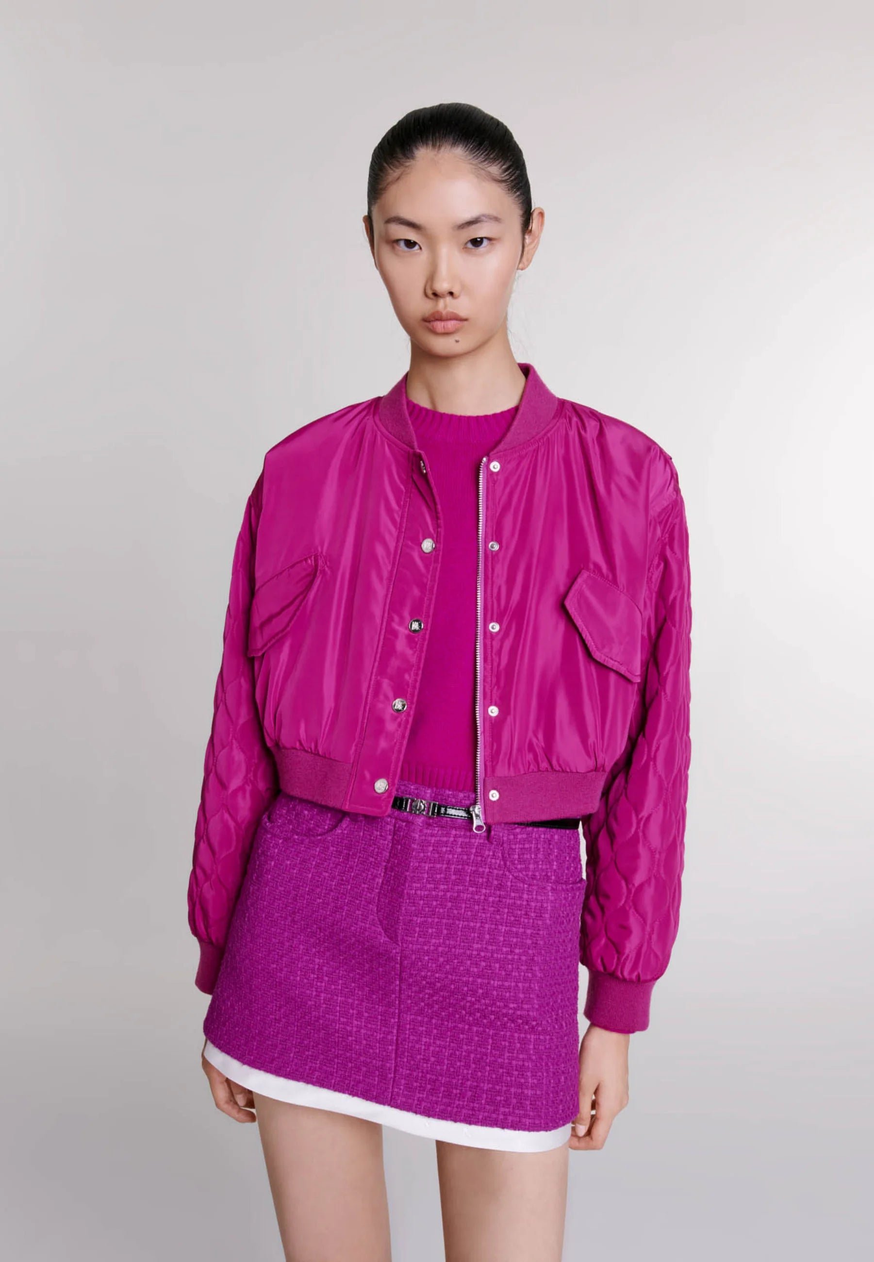 Maje Badiane Rose Fuchsia JacketMaje