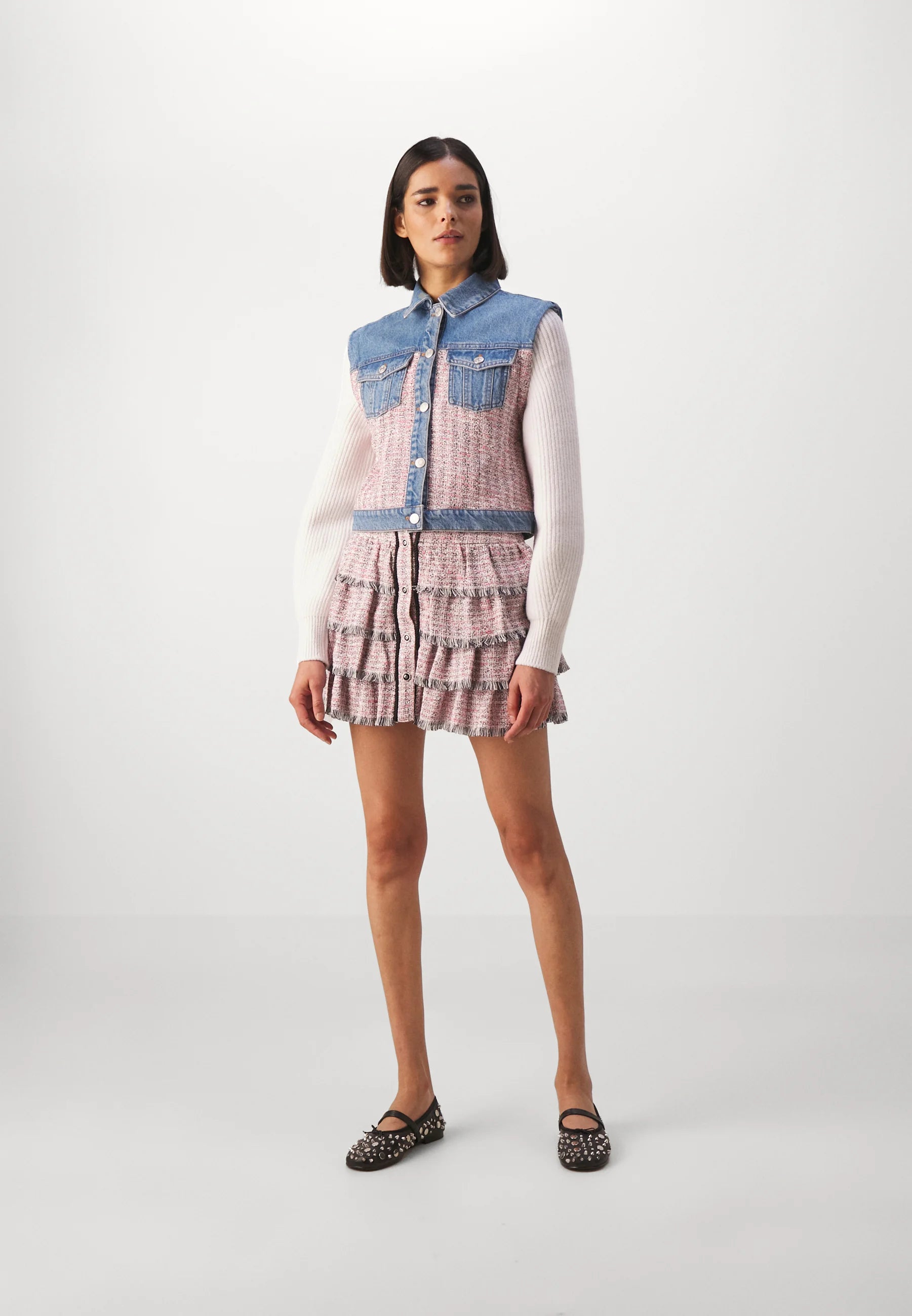 Maje Batri Denim JacketMaje