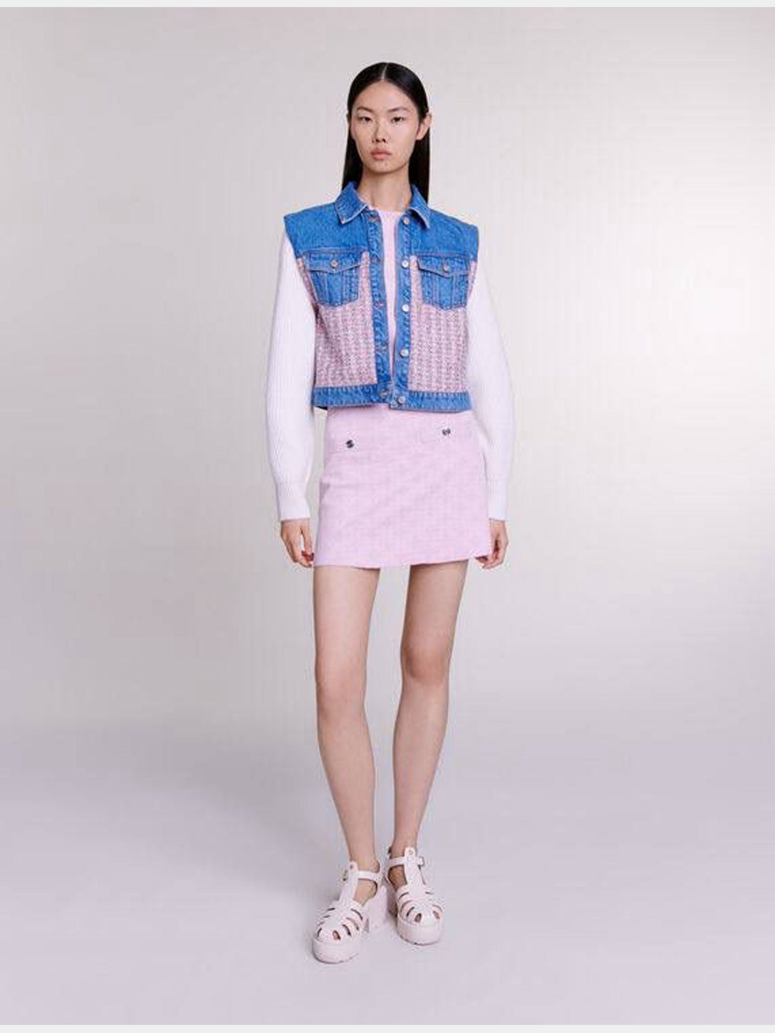 Maje Batri Denim JacketMaje