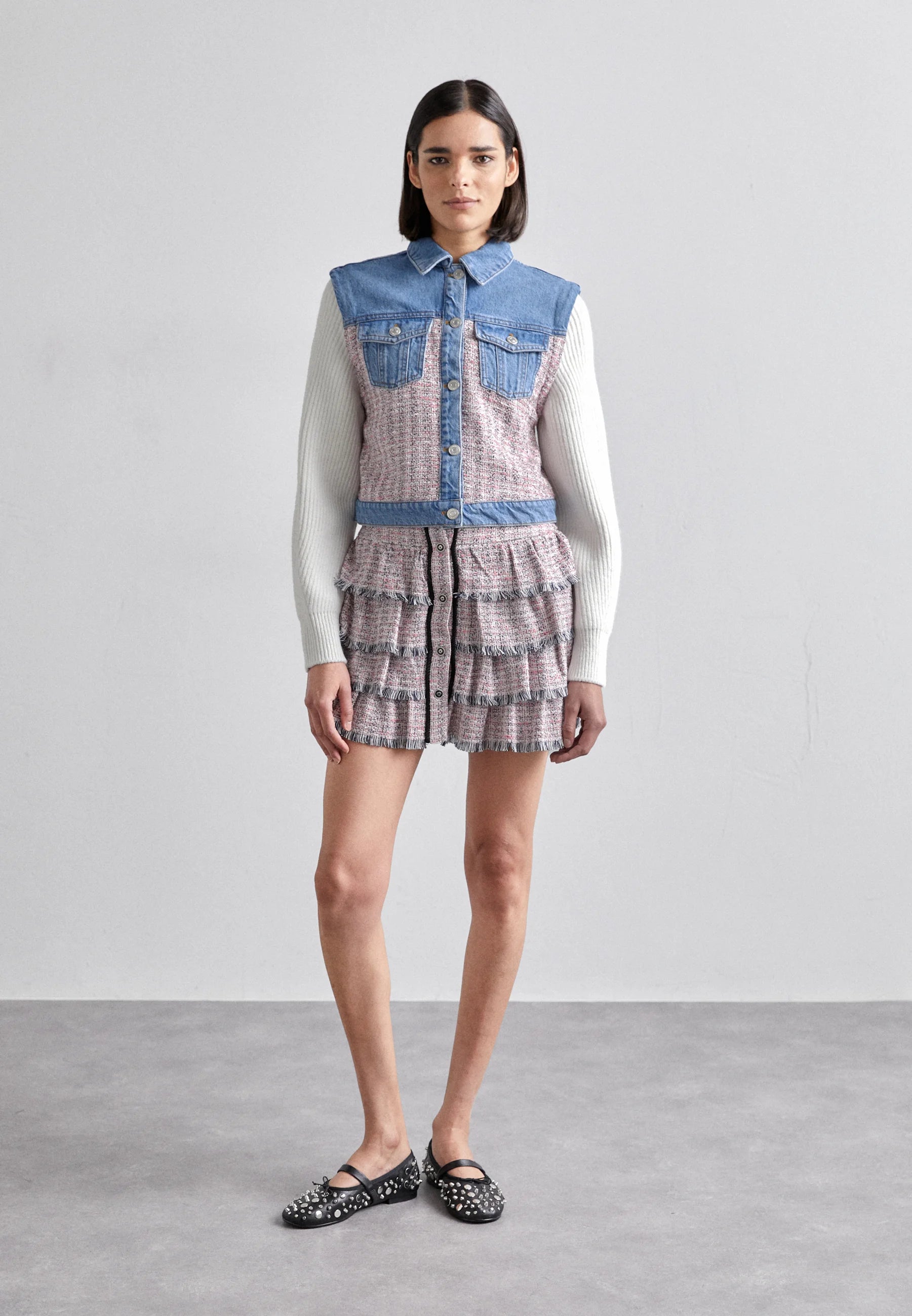 Maje Batri Denim JacketMaje