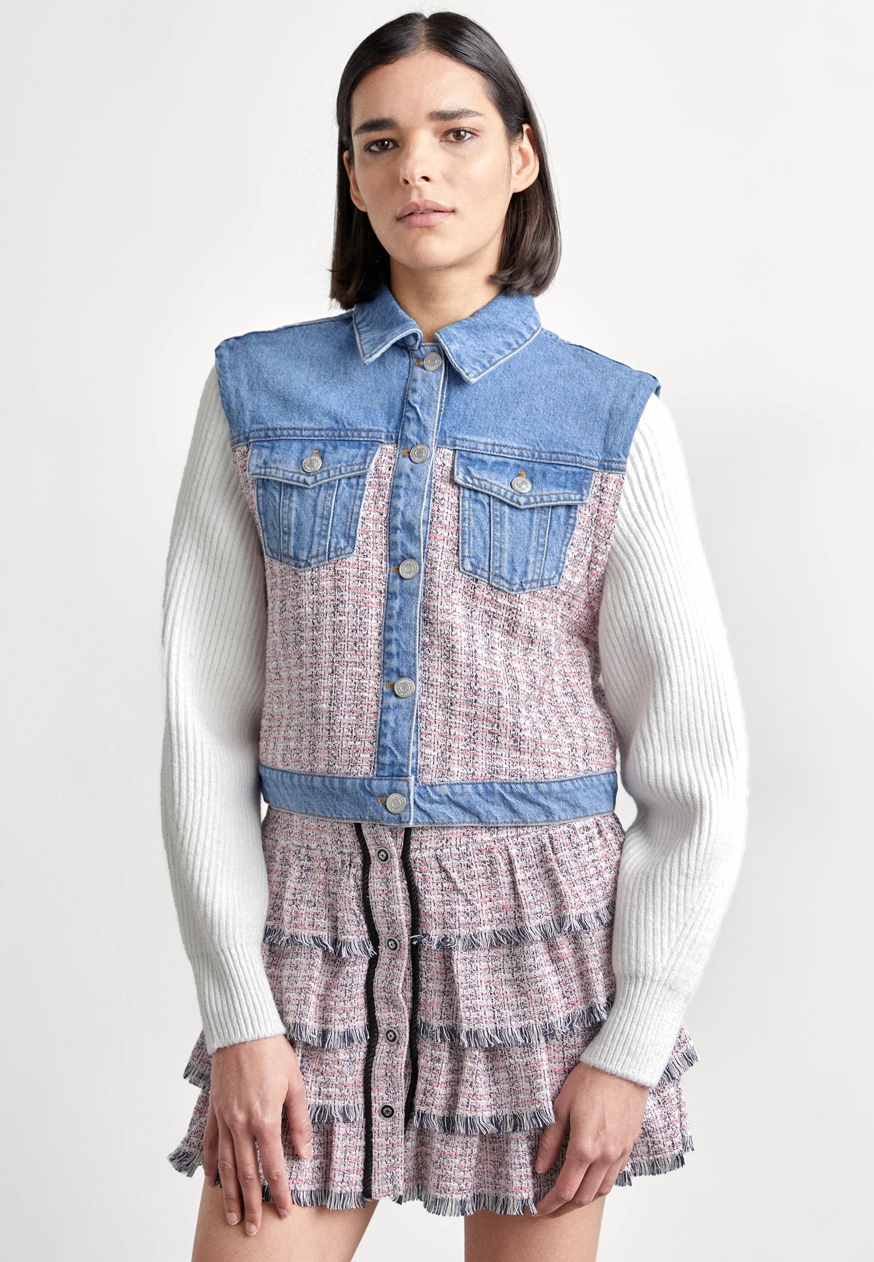 Maje Batri Denim JacketMaje