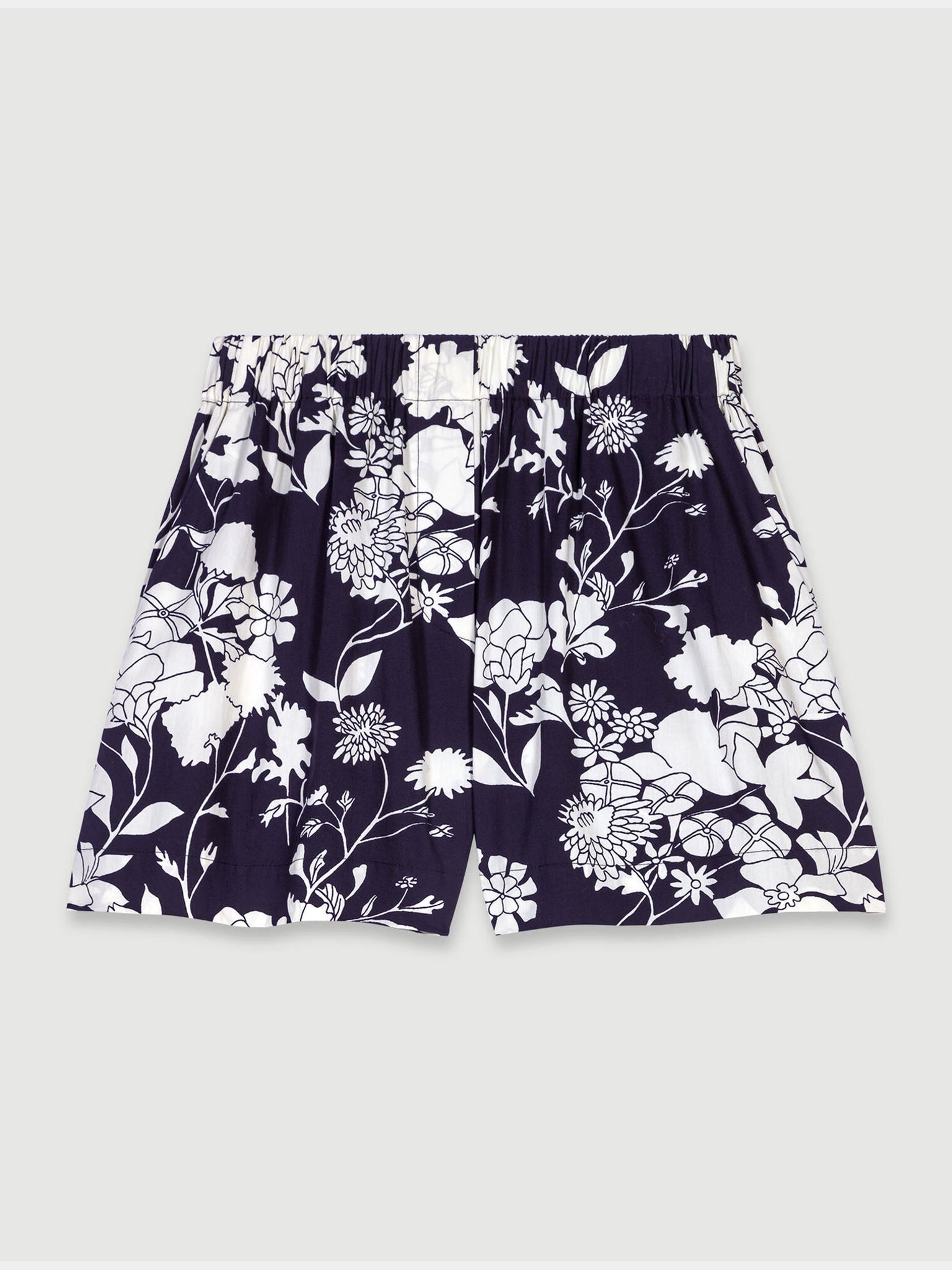 Maje Patterned Cotton ShortsMaje