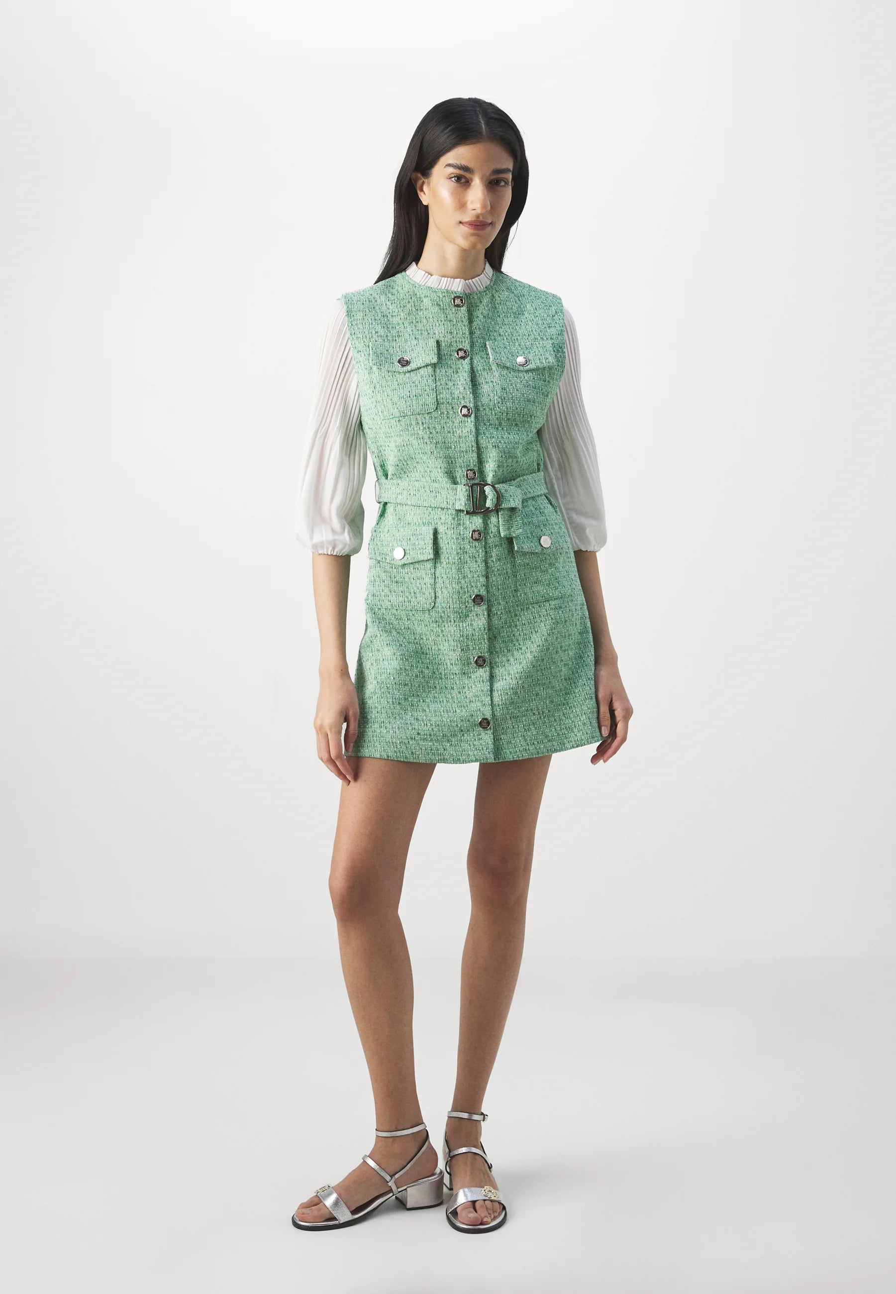 Maje Rinny Shirt Dress VertMaje