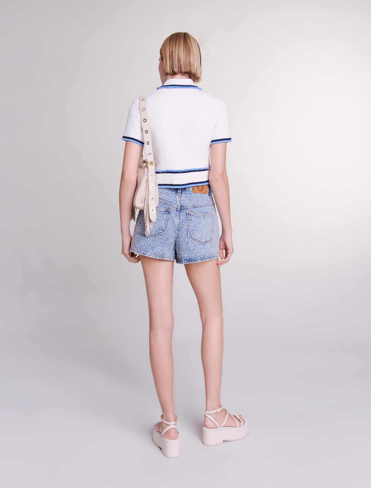 Maje Terry Knit CardiganMaje