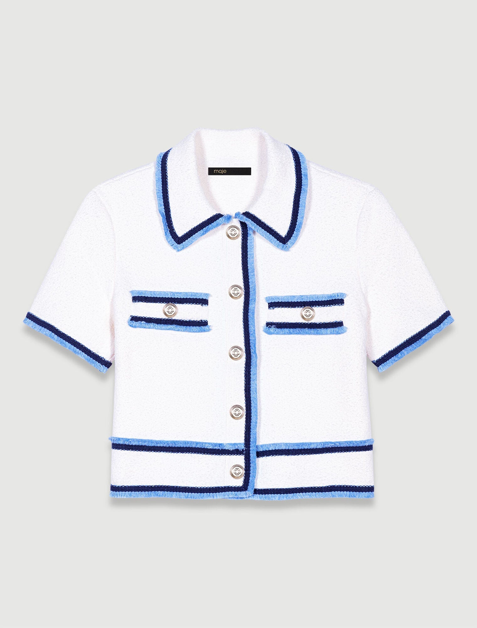 Maje Terry Knit CardiganMaje