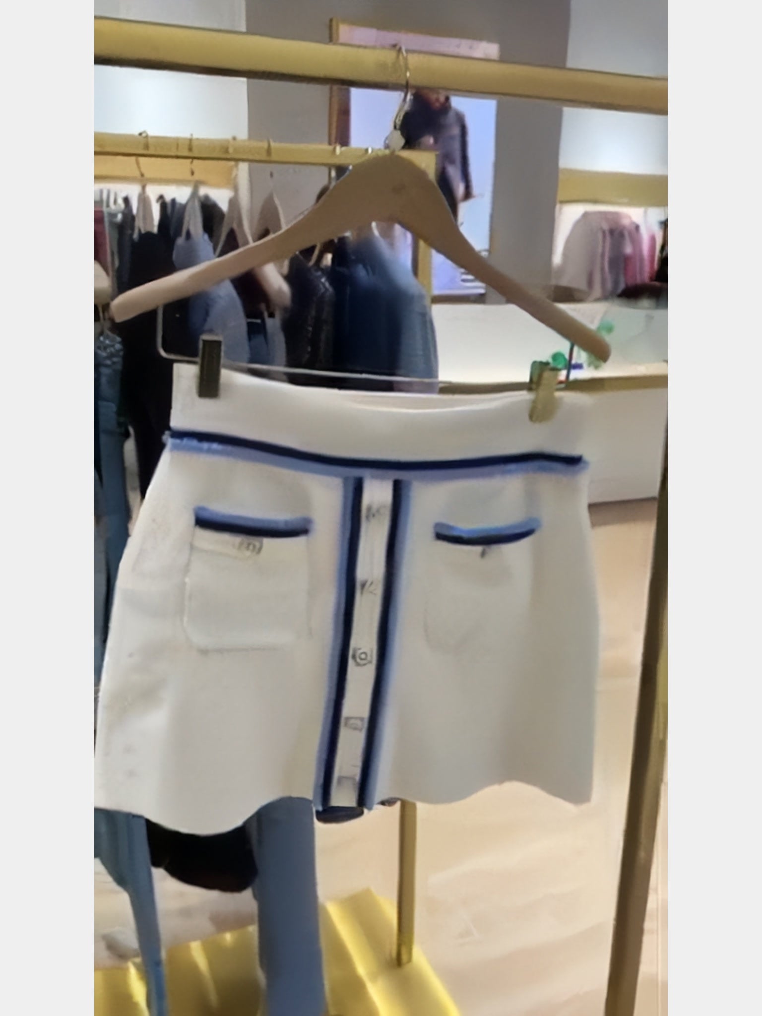 Maje Terry Knit SkirtMaje